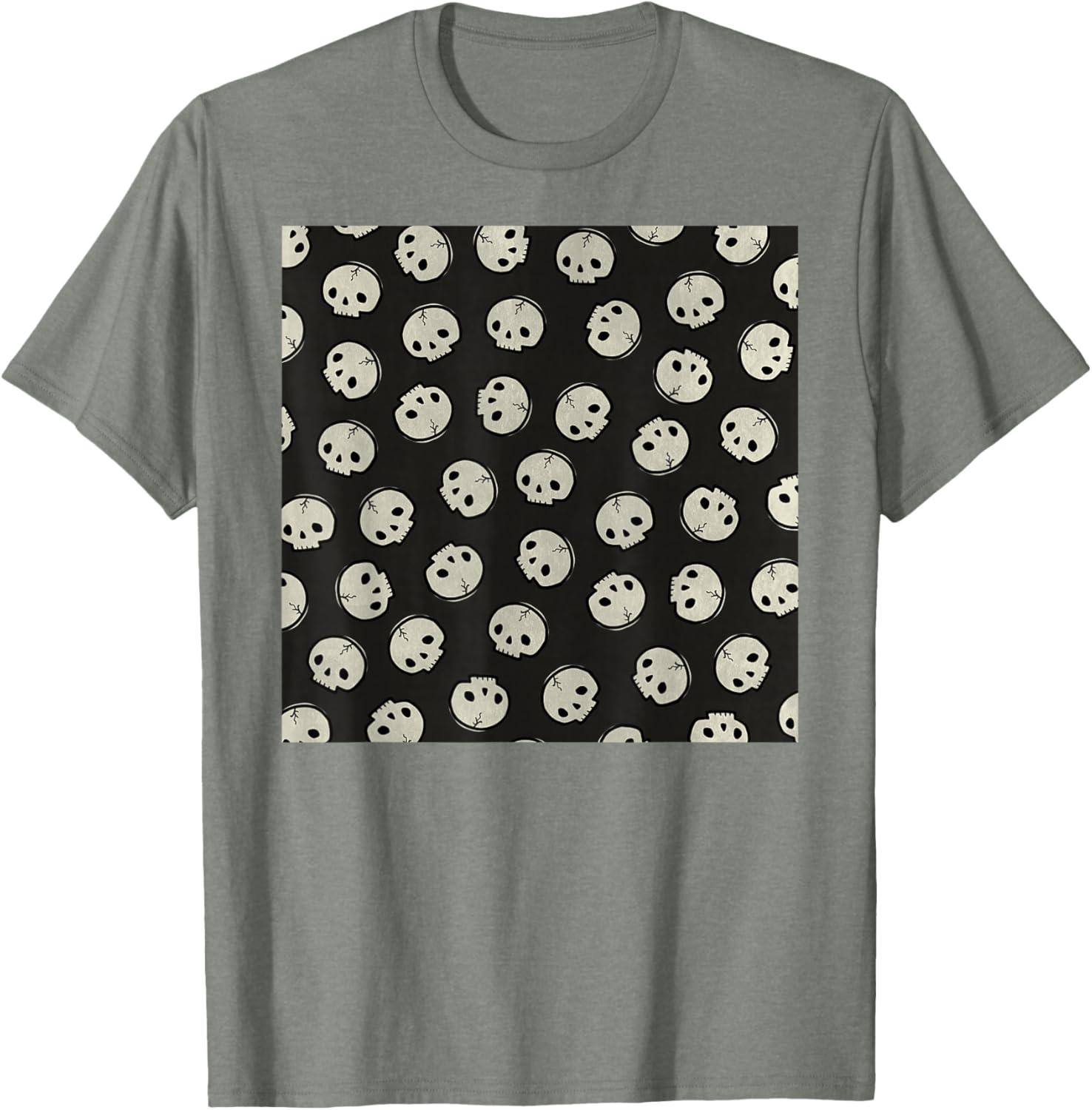 Trendy Cecelia Hotzler Skull Pattern Graphic T-Shirt for Unique Style - 19