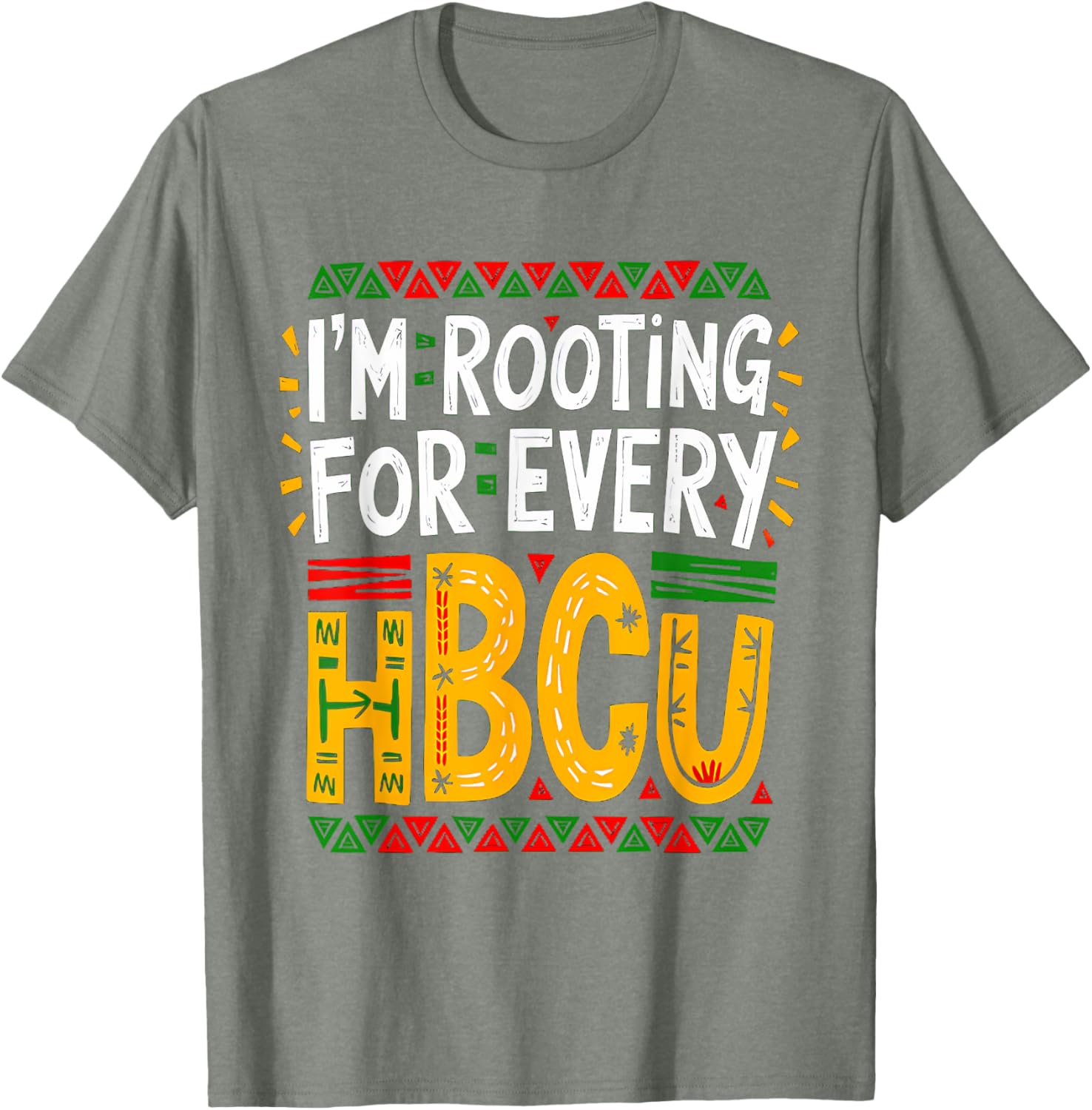 HBCU Black History Month I'm Rooting For Every HBCU Women T-Shirt - 17