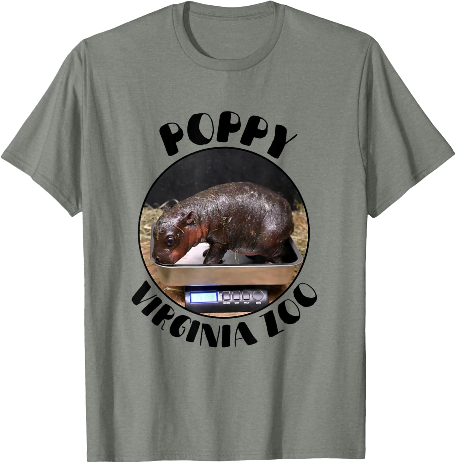 Poppy Virginia Zoo Pygmy Hippo T-Shirt Adorable Baby Hippo Shirt - 14