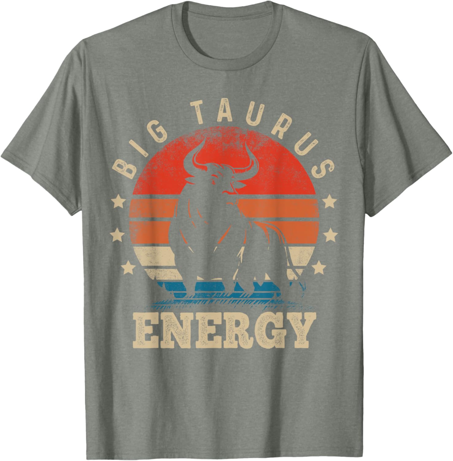 Big Taurus Energy Zodiac T-Shirt for April May Birthdays - 5