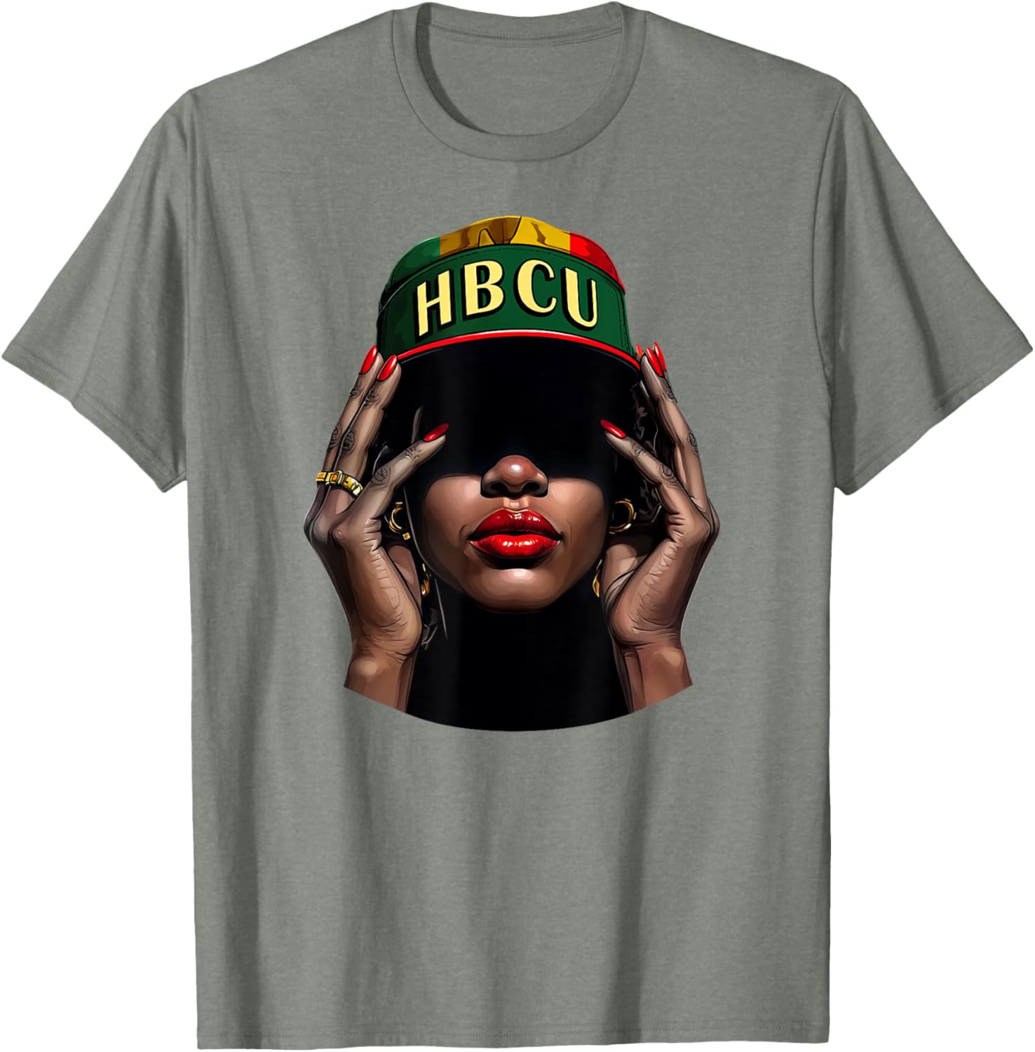 HBCU Beautiful Black Educated Girl Black History Month T-Shirt - 4
