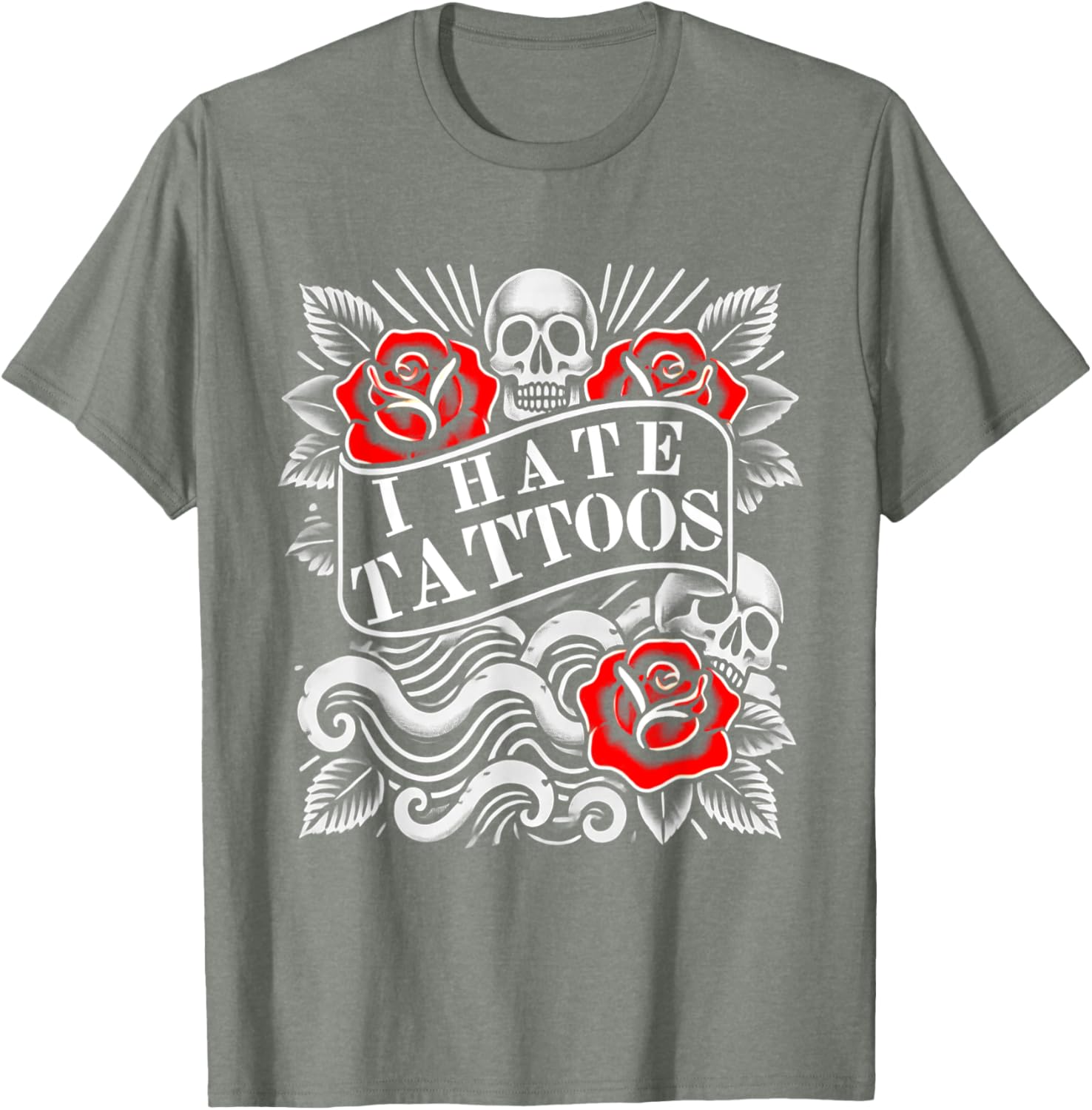 I Hate Tattoos T-Shirt for Tattoo Lovers and Artists – Unique Inked Graphic - 14