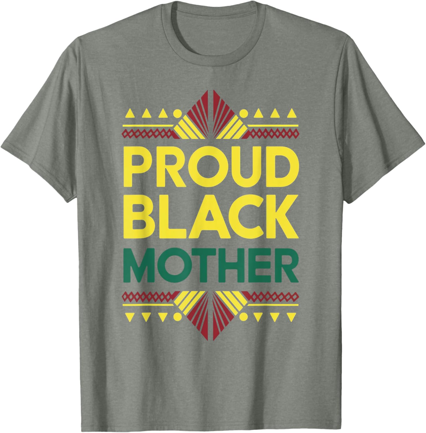 Proud Black Mother Afro Motivation T-Shirt for Black History Month - 3