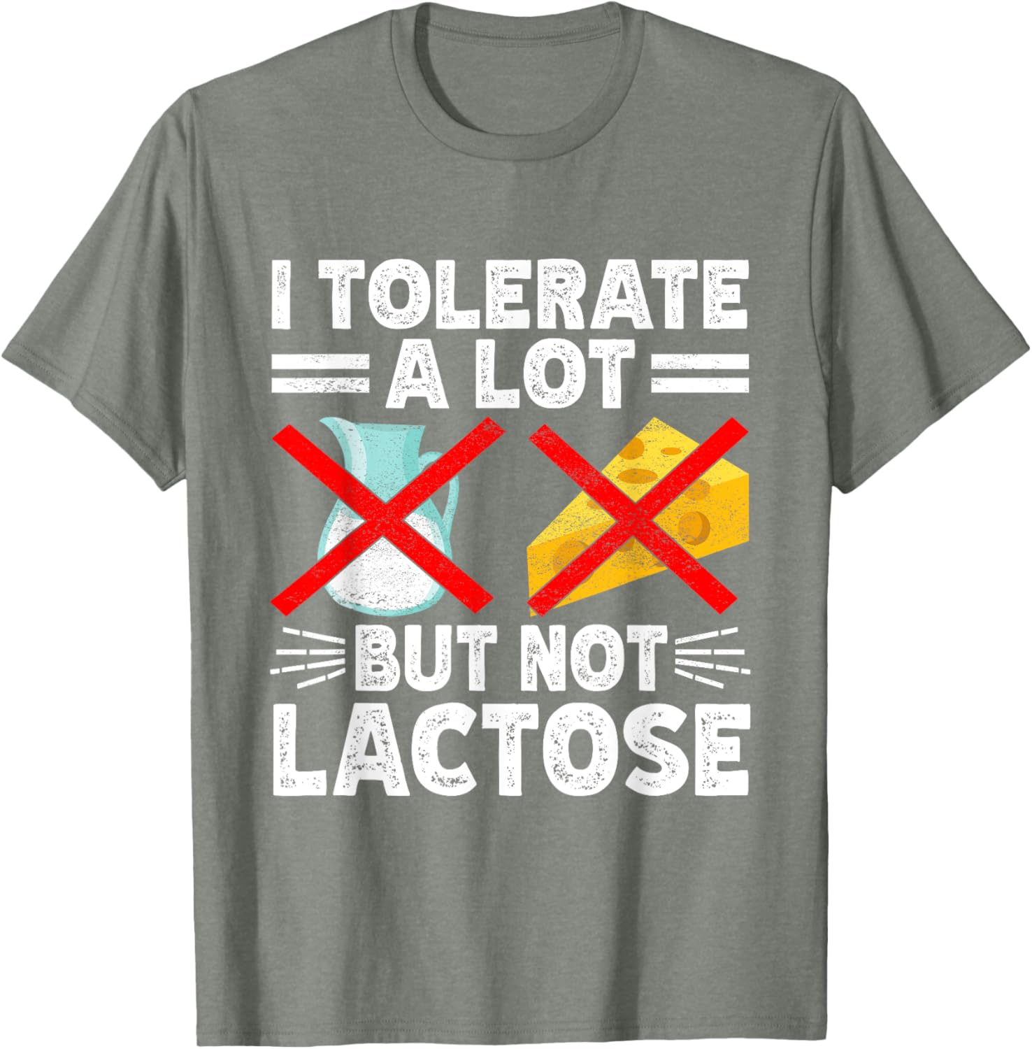 Lactose Intolerance Dairy Allergy T-Shirt for Comfortable Everyday Wear - 3