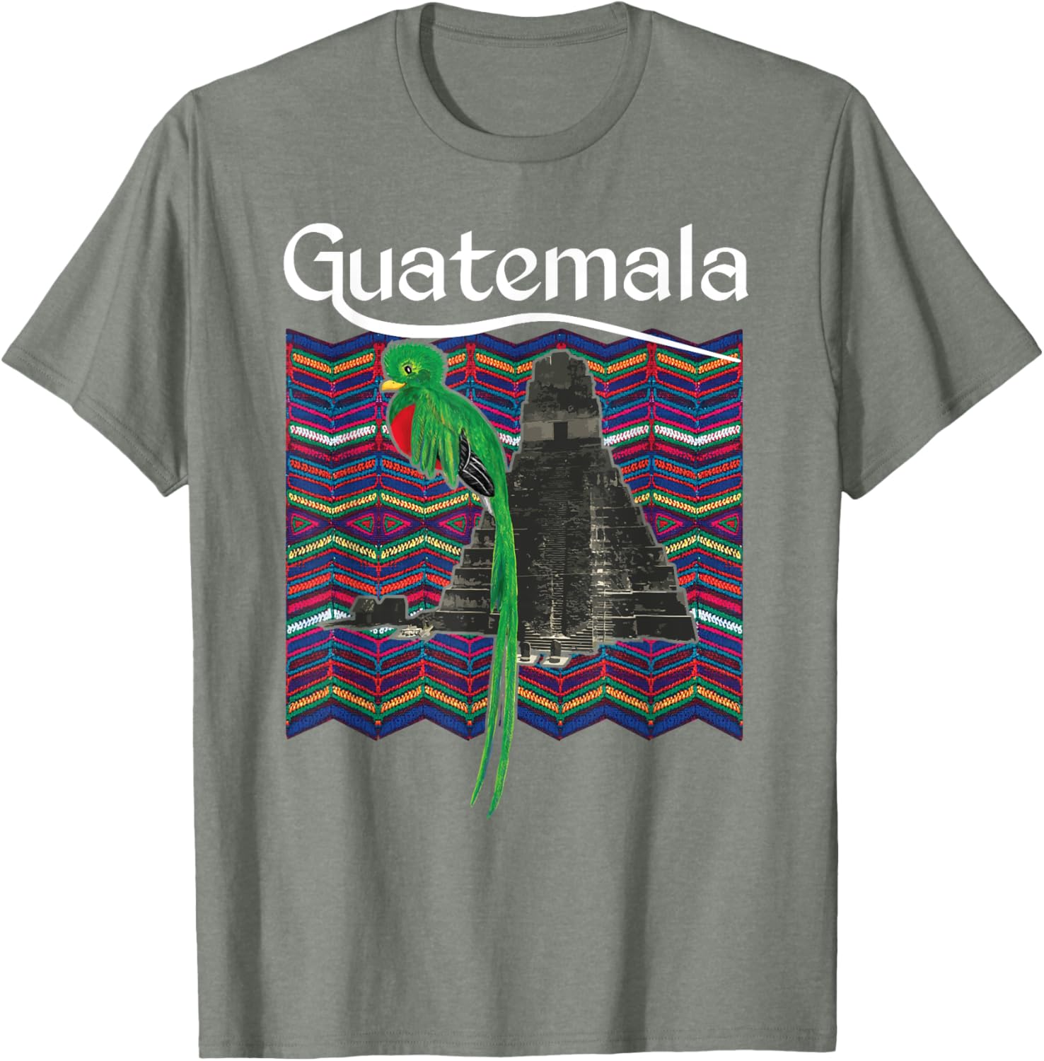 Quetzal Guatemala Traditional Maya T-Shirt – Chic Chapin Design - 2