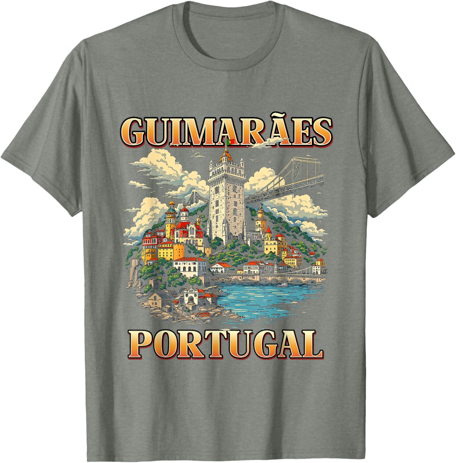 Guimaraes Souvenir T-Shirt for Portugal Travel Memories - 12