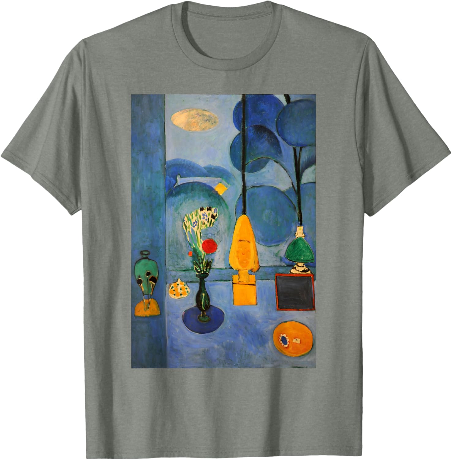 Matisse Blue Window T-Shirt – Stylish Art-Inspired Clothing for All - 23