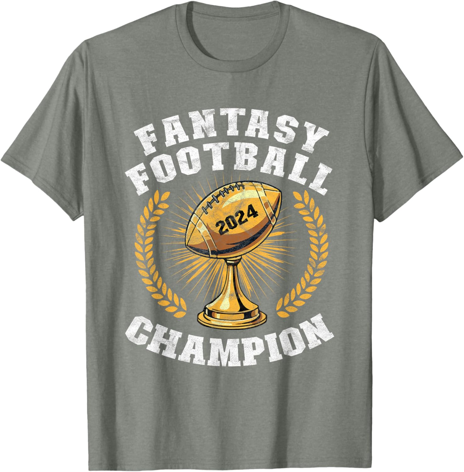 Fantasy Football Champion T-Shirt 2024 for Men and Boys Gift - 19