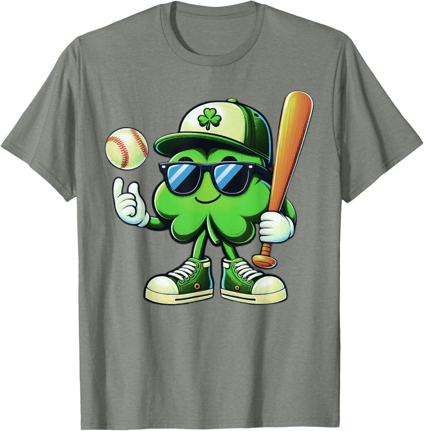 Funny Shamrock Baseball Shirts for Boys Kids St Patricks Day T-Shirt - 15