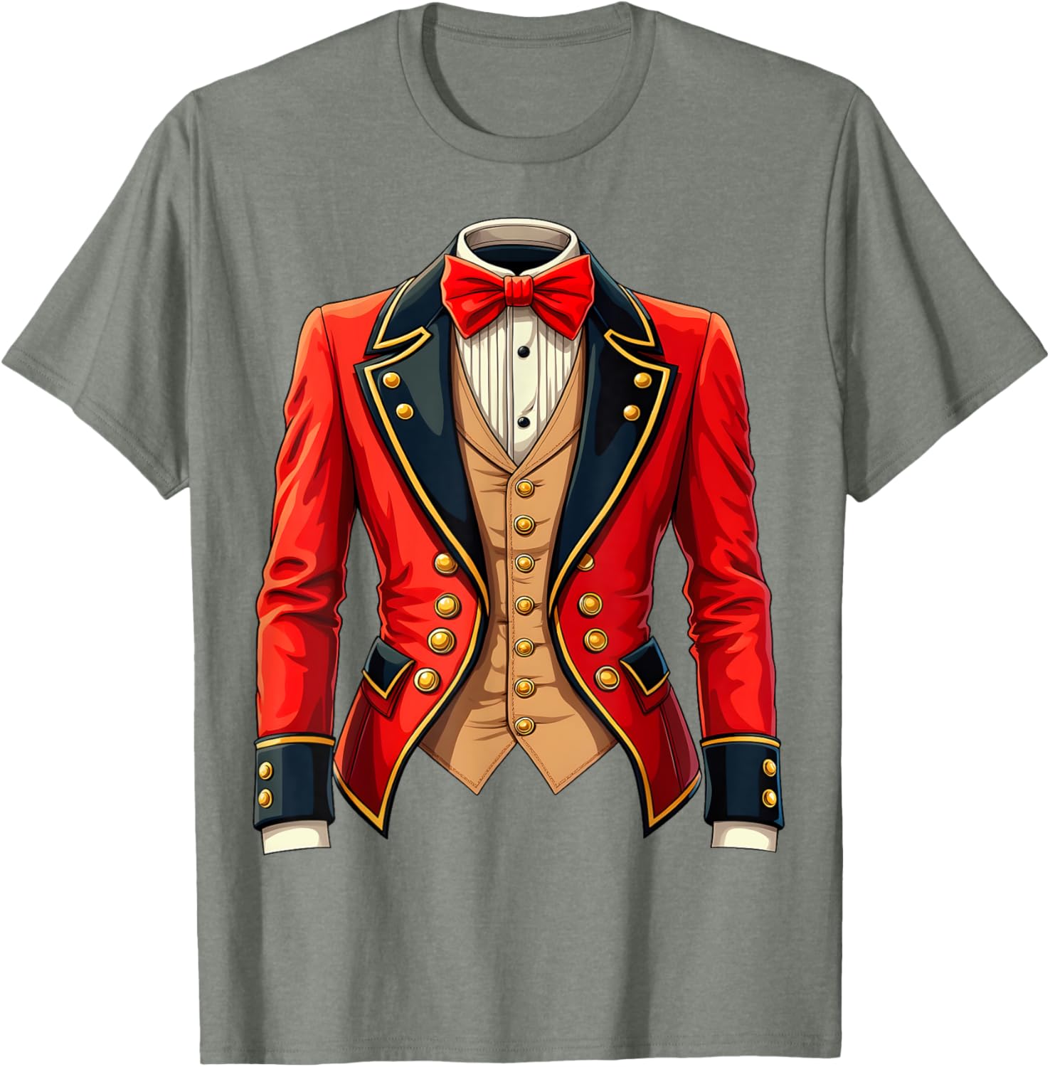 Ringmaster Costume Jacket for Circus Performers - Fun T-Shirt Design - 22
