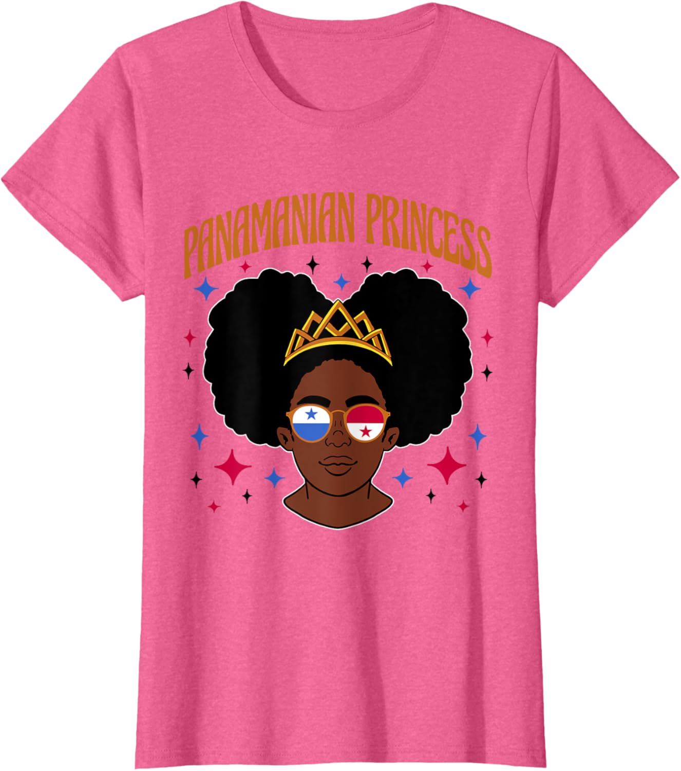 Panamanian Princess Afro Girl T-Shirt Celebrate Heritage and Style - 7