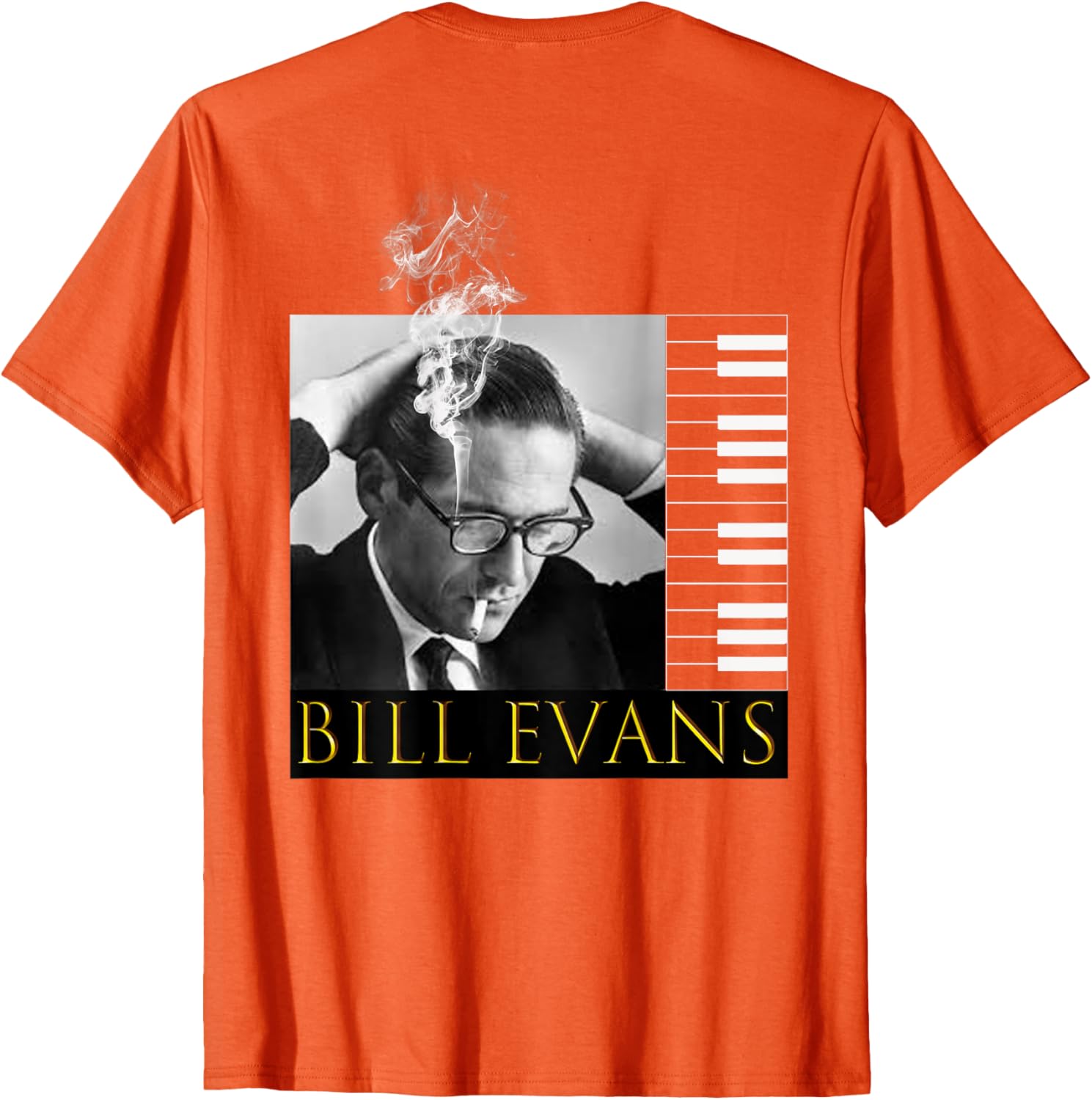 Bill Evans Back Printed T-Shirt for Music Lovers - Stylish Casual Wear - 10