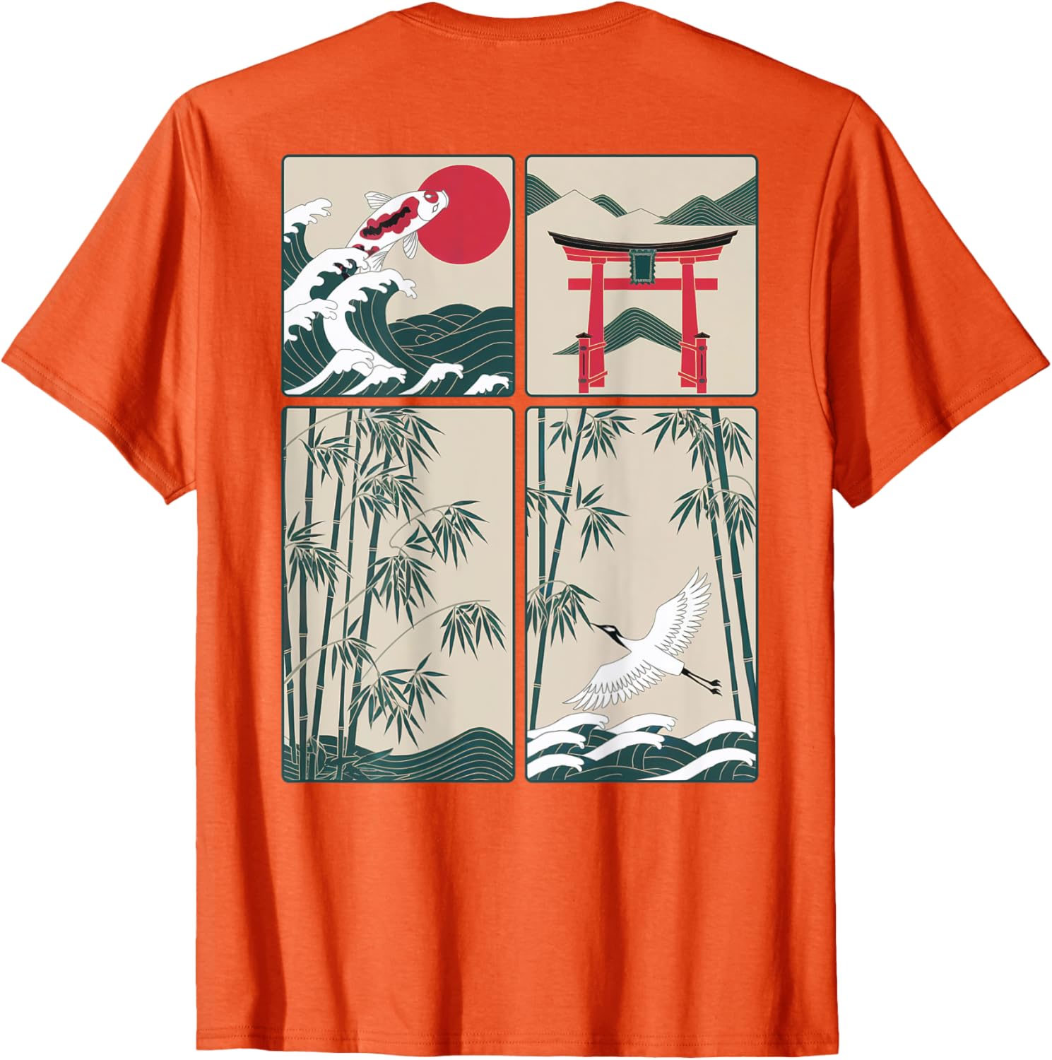 Japanese Koi Fish Great Wave Kanagawa T-Shirt for Stylish Aquatic Lovers - 27