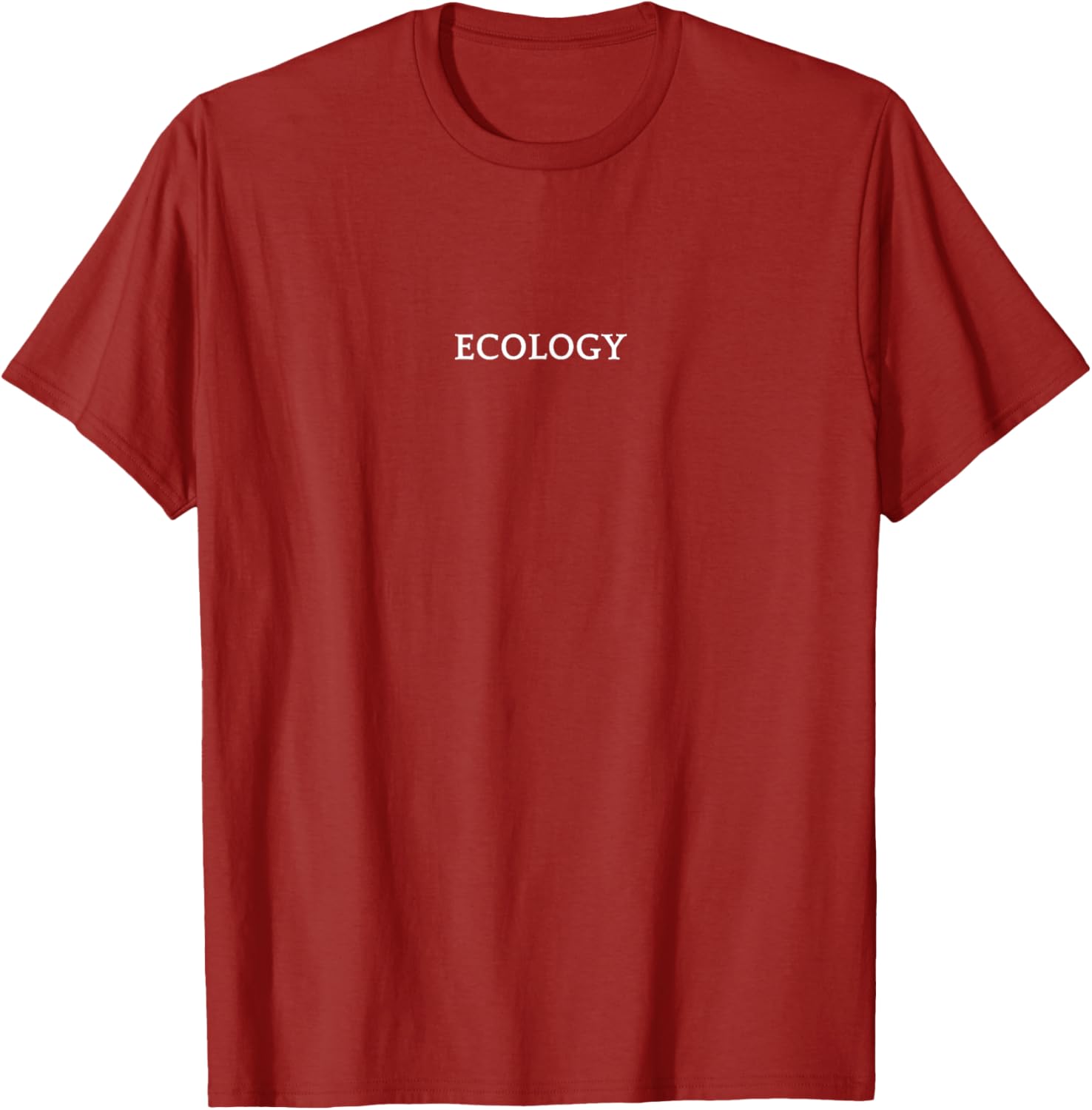 Eco-Friendly Ecology English Word T-Shirt for Nature Lovers - 8