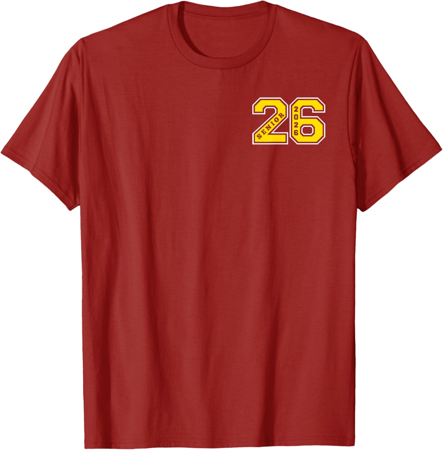 Proud Dad 2026 Senior Gold T-Shirt for Celebrating Graduation Day - 21