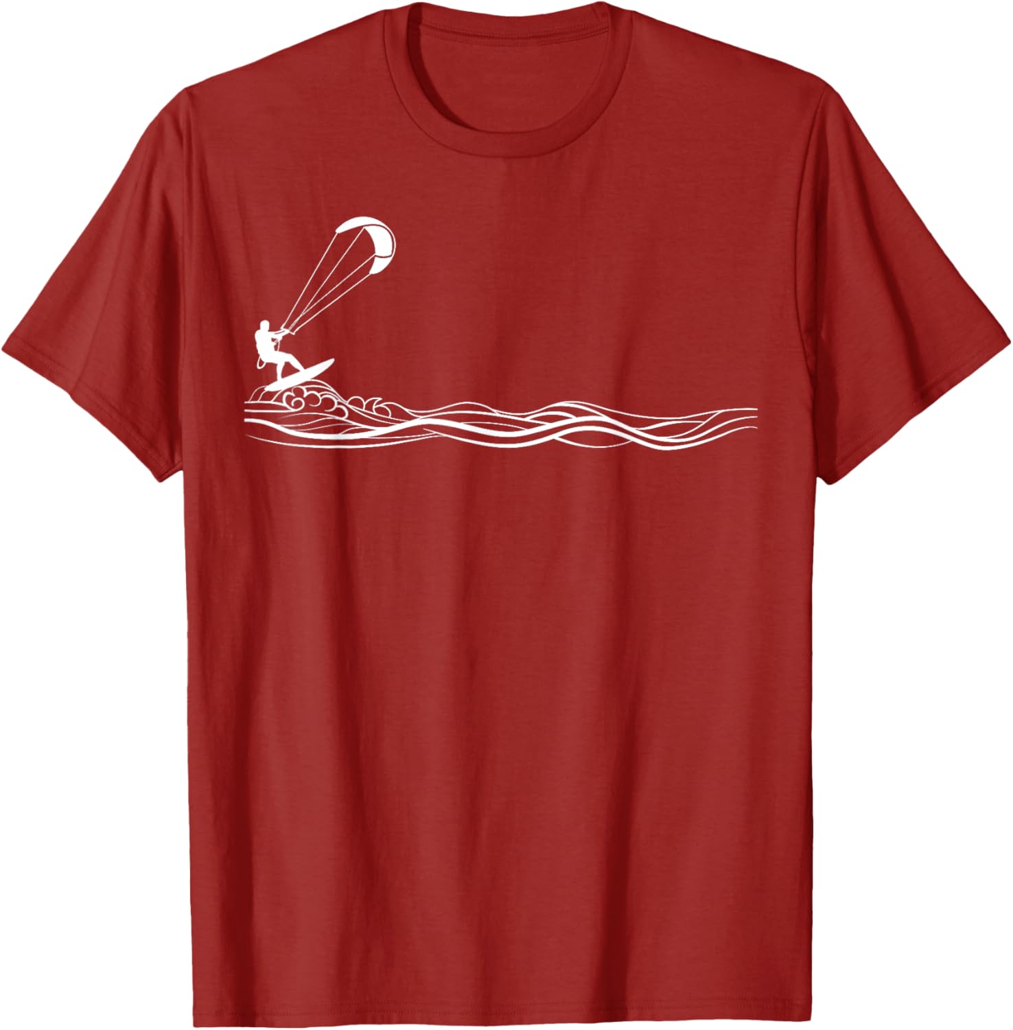 Minimalistic Kitesurfing T-Shirt for Kiteboarding Enthusiasts - 17