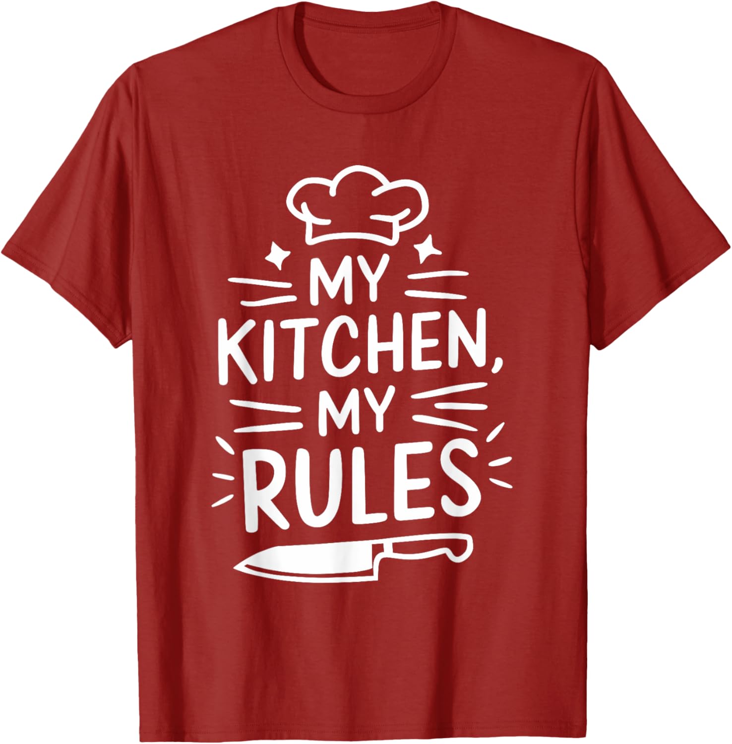 My Kitchen My Rules Chef T-Shirt for Cooking Enthusiasts - 21