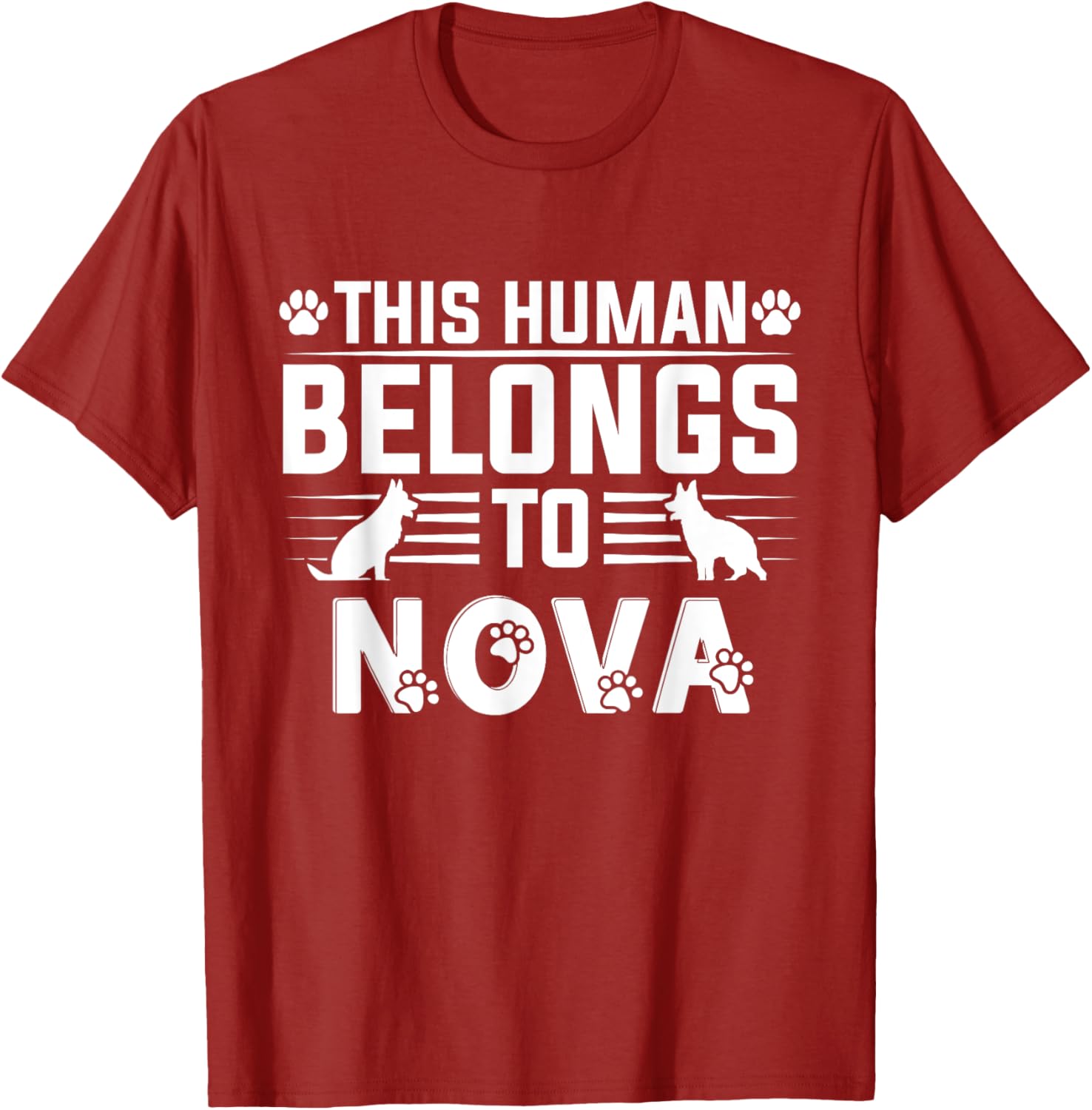Personalized Nova Dog T-Shirt for Men, Women, Girls, and Kids - 6