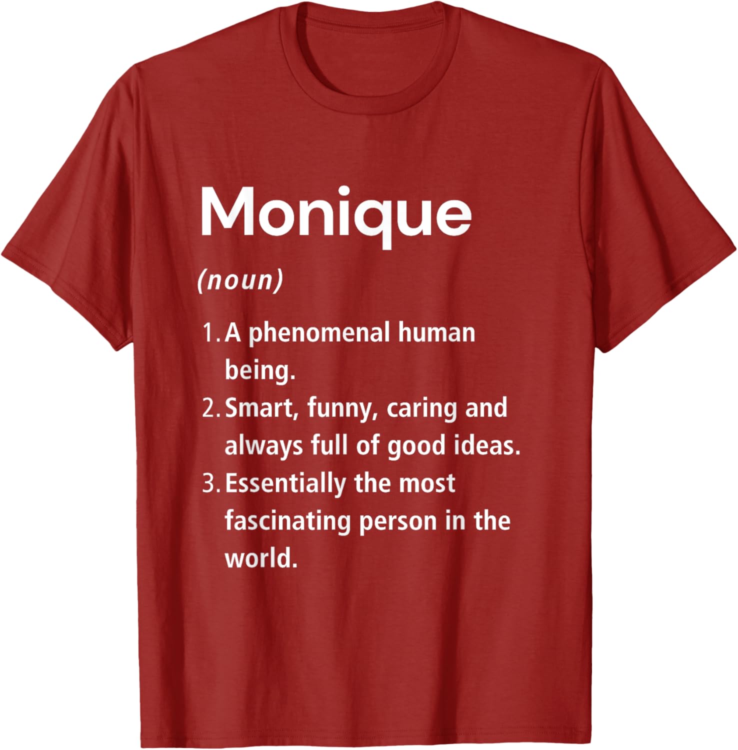 Funny Monique Name Definition T-Shirt for Unique Fashion Lovers - 8