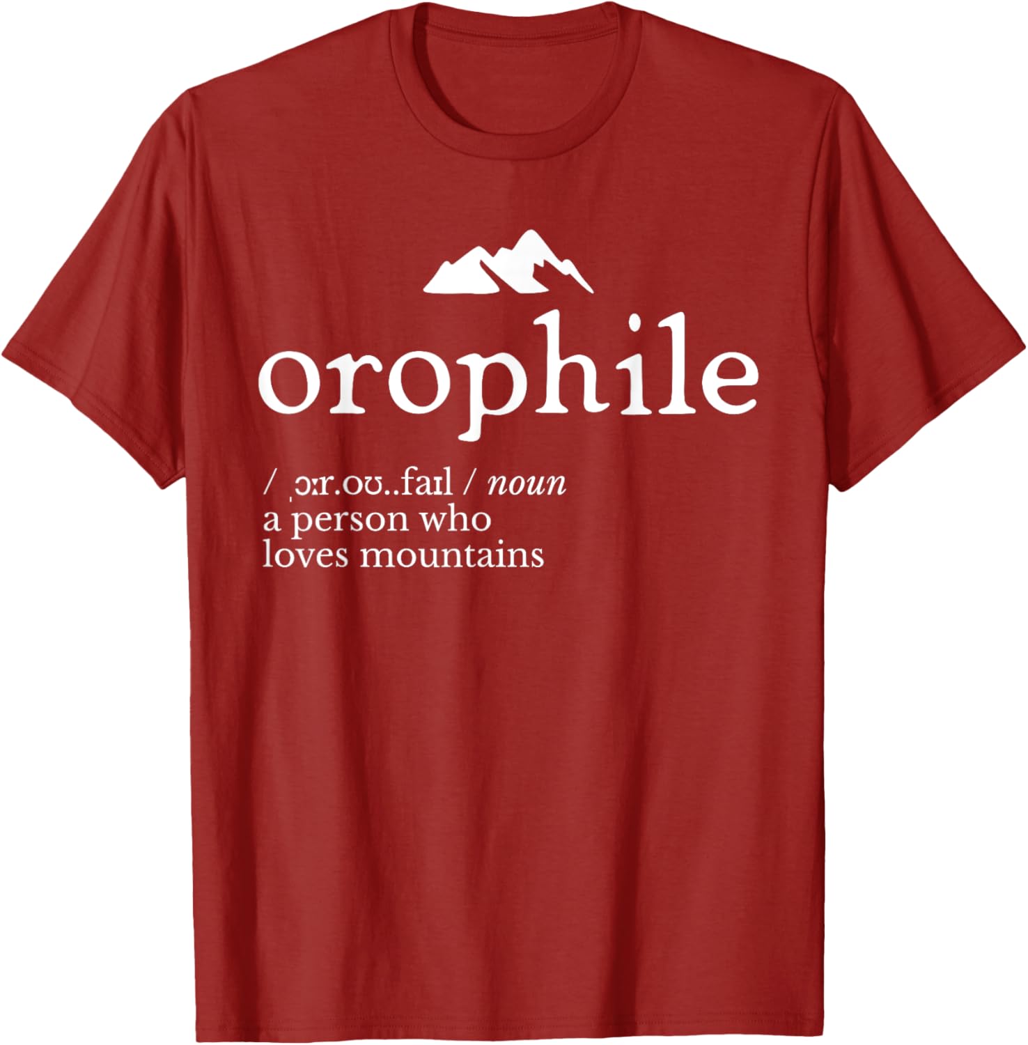 Orophile Definition T-Shirt for Language Lovers and Gift Seekers - 4