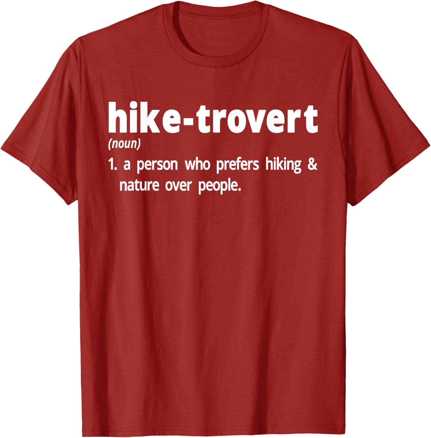 Hiketrovert Hiking Humor T-Shirt for Introverts - Fun Outdoor Apparel - 3