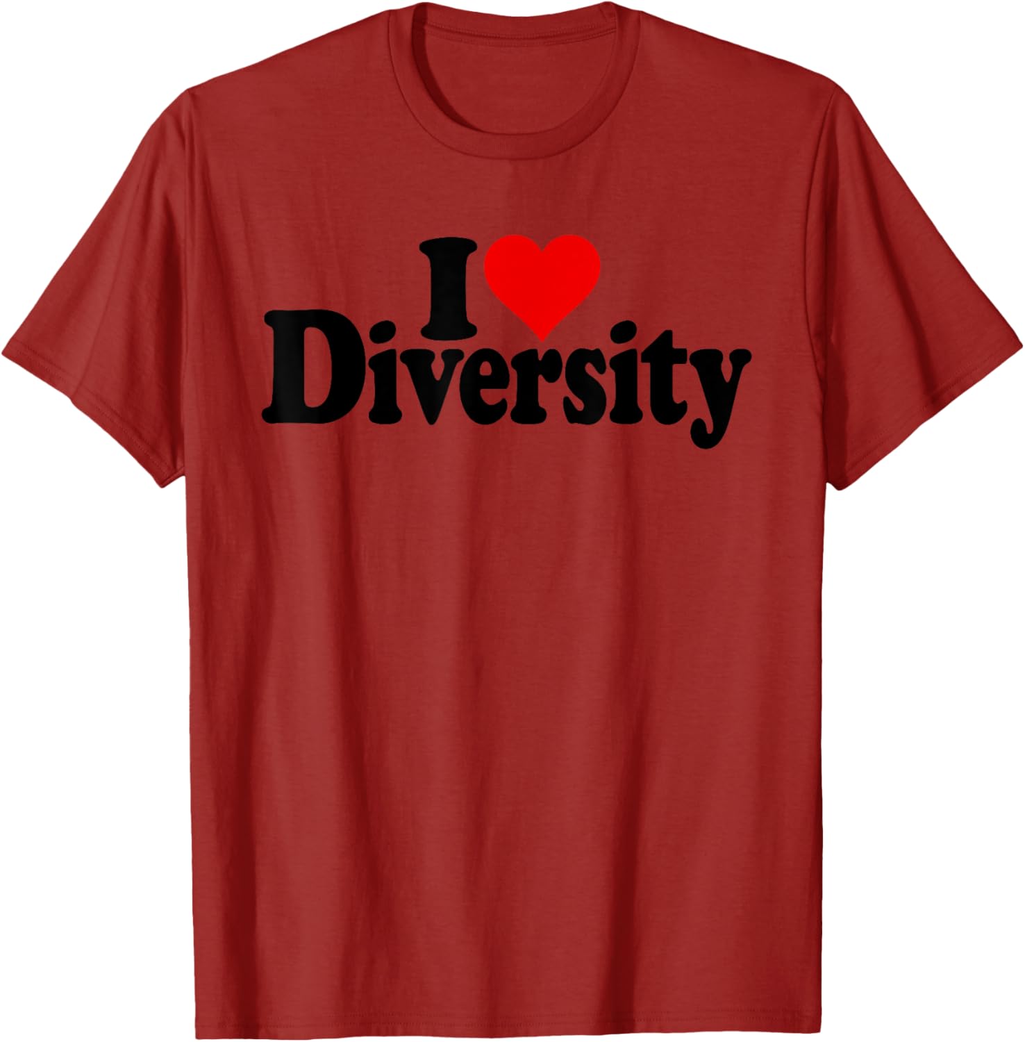 I Love Heart Diversity Strength in Diversity T-Shirt for All Occasions - 15