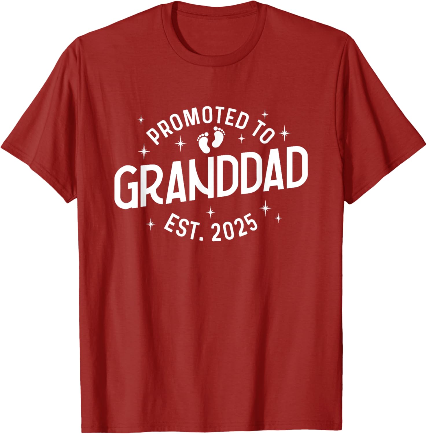 First Time Grandpa Promoted to Granddad 2025 Baby T-Shirt for New Dads - 18