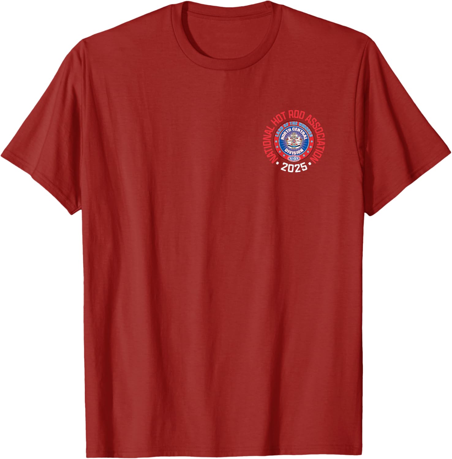 NHRA North Central Division Circle Logo T-Shirt for Racing Fans - 2