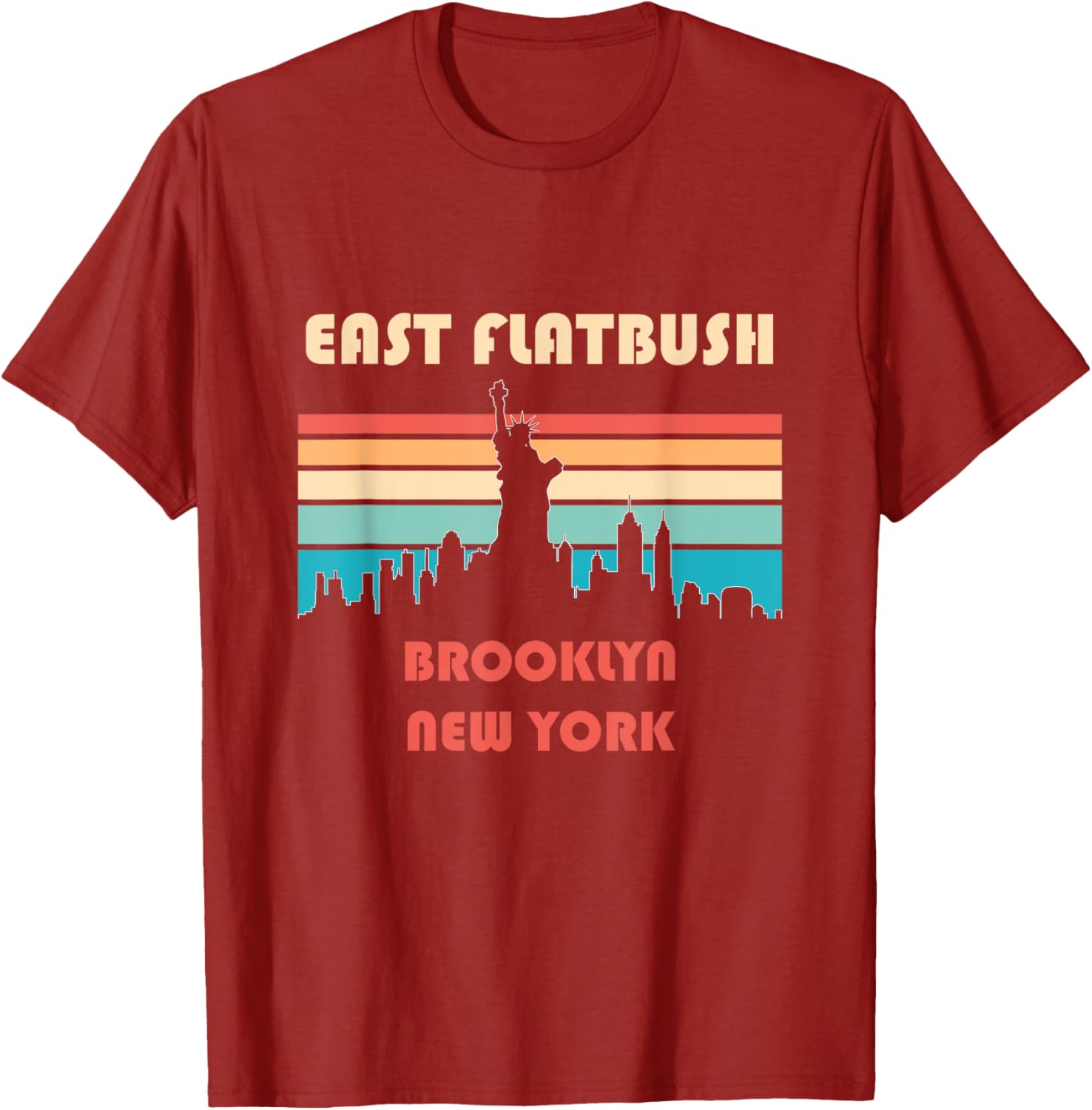 East Flatbush Brooklyn Retro Vintage T-Shirt Perfect for Any Wardrobe - 4