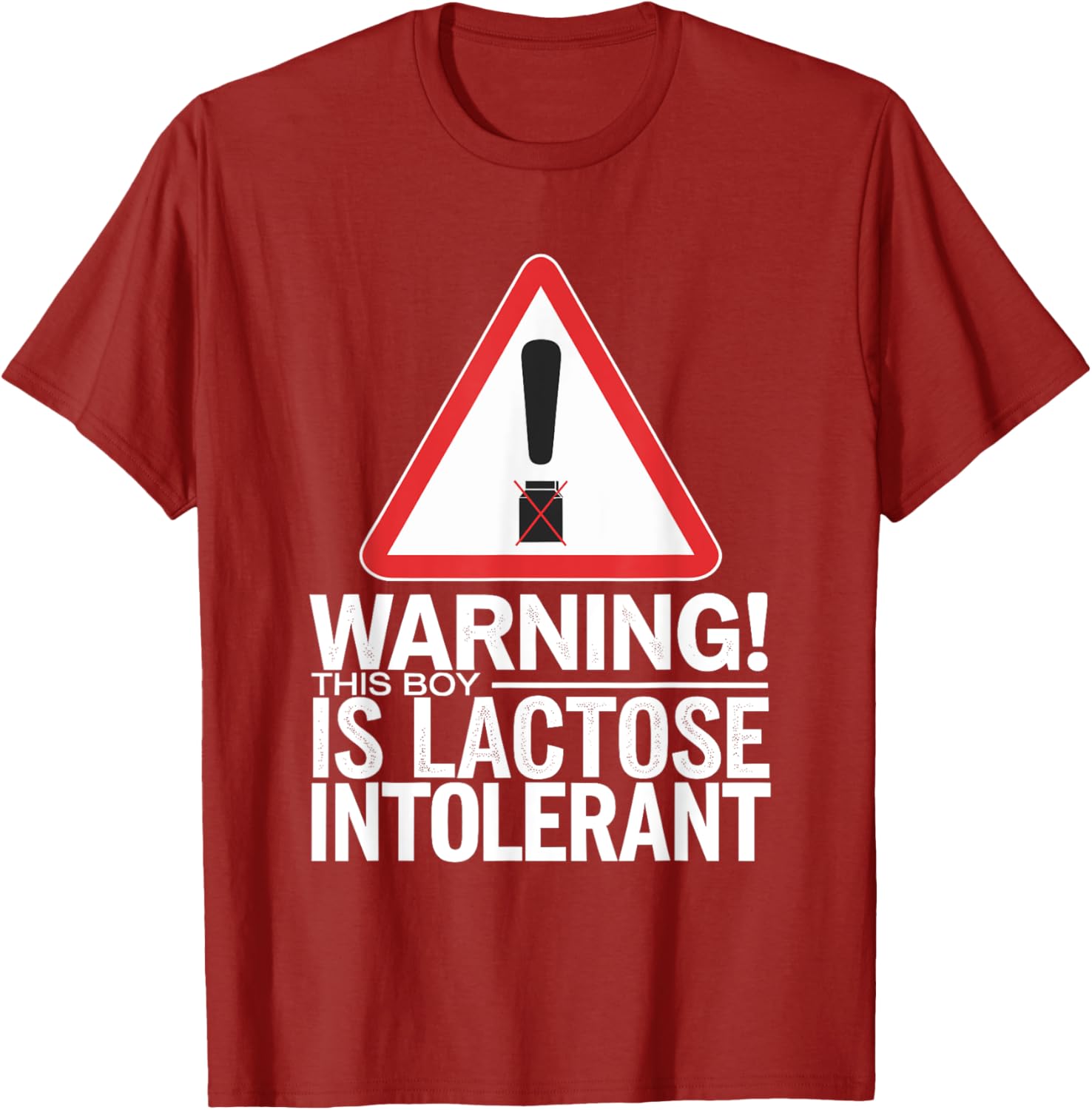 Lactose Intolerance Boy T-Shirt for Dairy Allergy Awareness and Style - 6