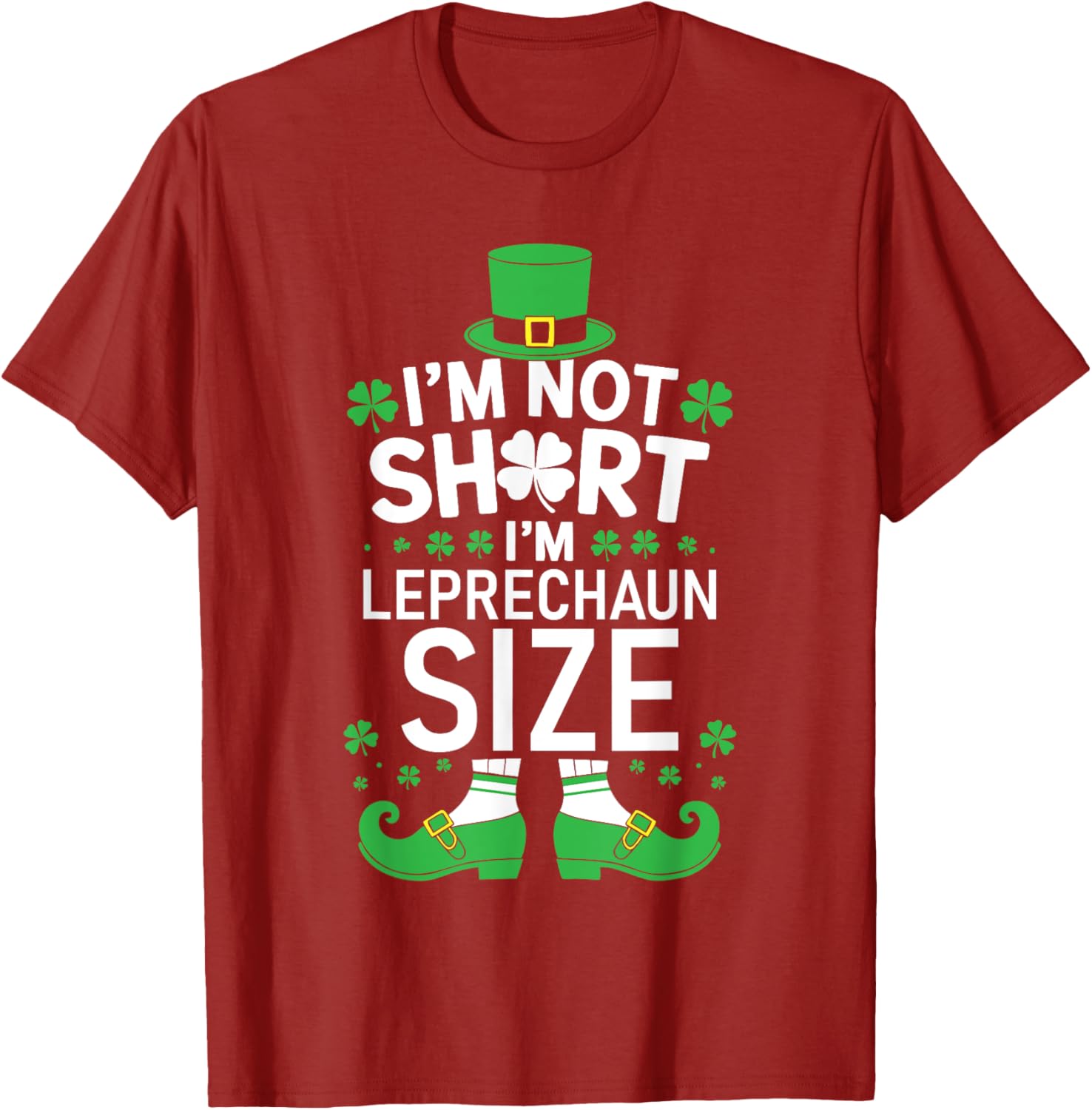 Leprechaun Size St Patrick's Day T-Shirt Fun and Stylish Gift - 4