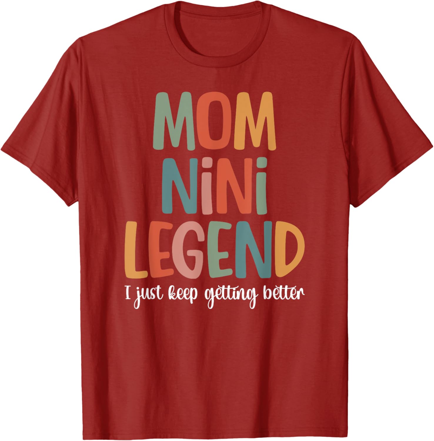 Mom Nini Legend T-Shirt for Grandmothers – Cute and Stylish Gift Idea - 5