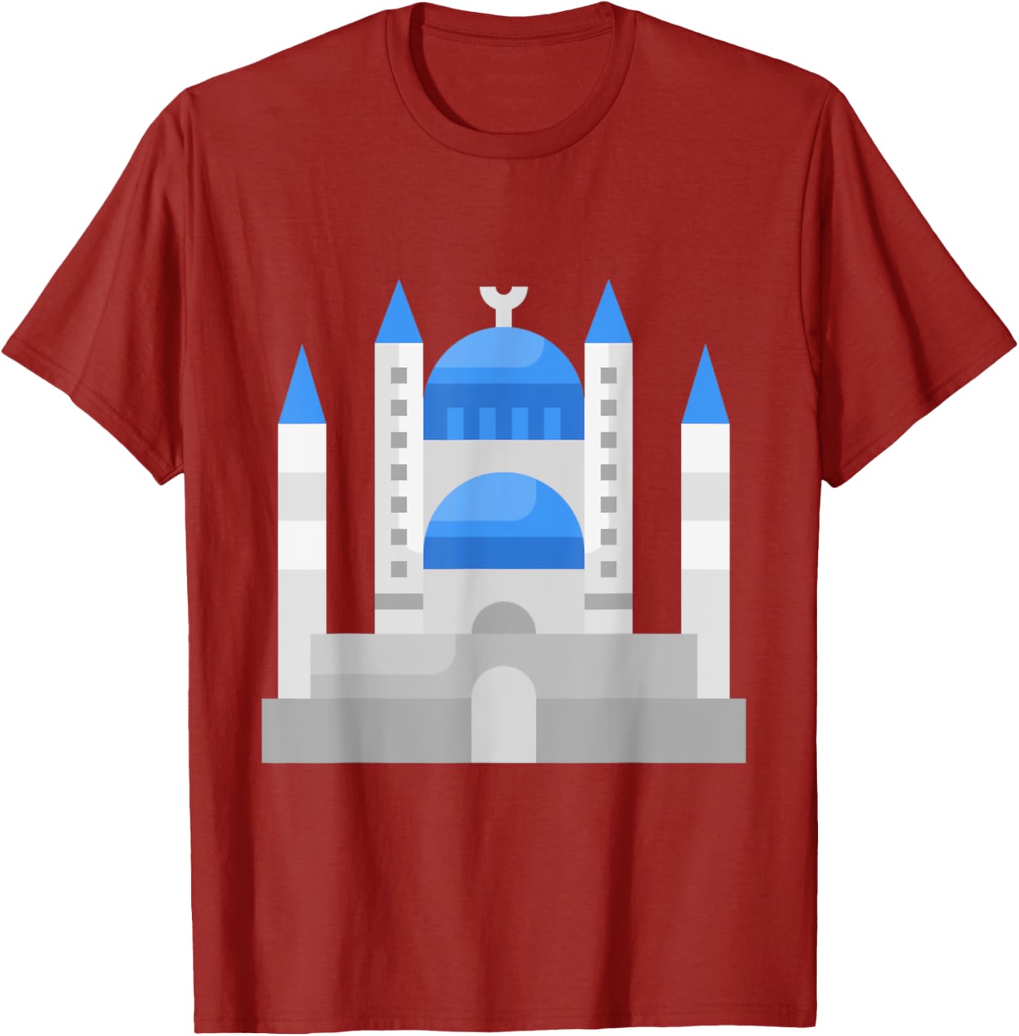 Istanbul Sultan Ahmet Blue Mosque Muslim T-Shirt for Men and Women - 18