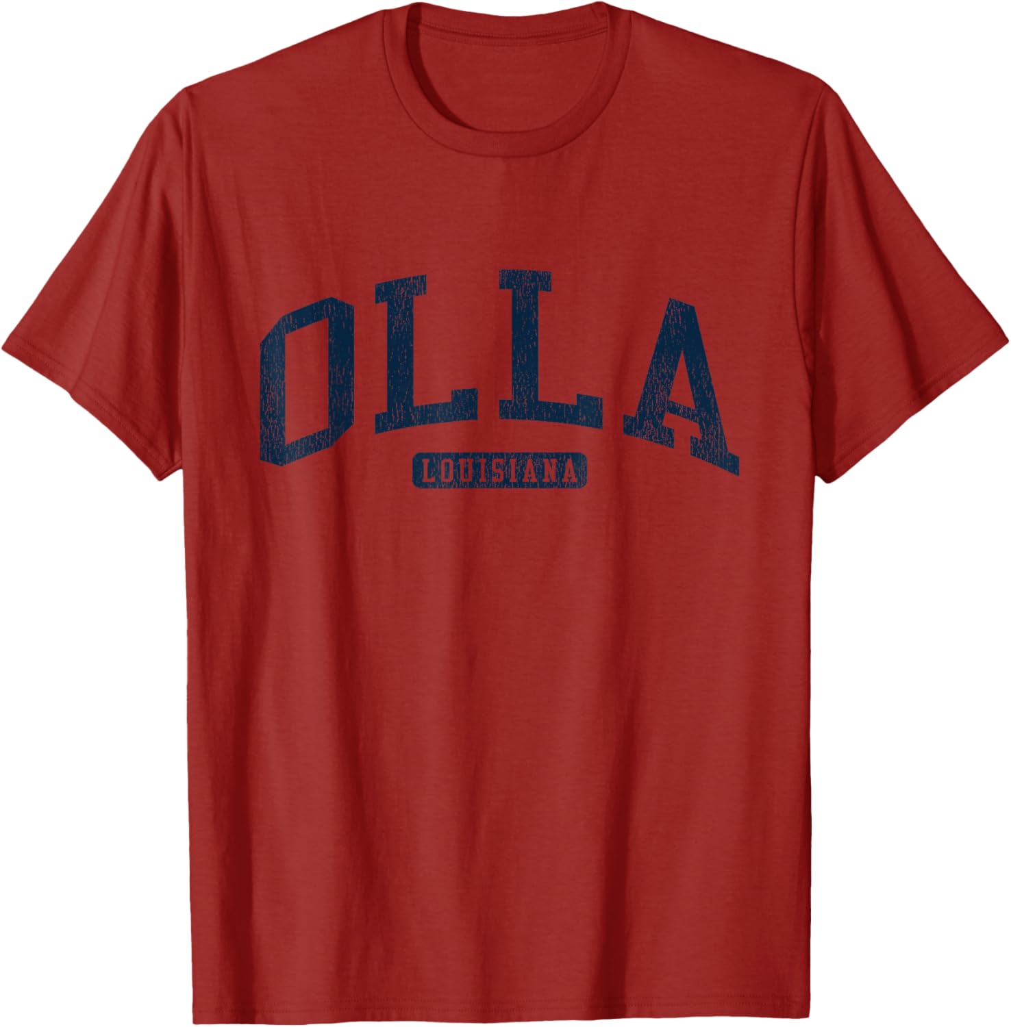 Olla Louisiana College Blue T-Shirt for Stylish University Students - 7