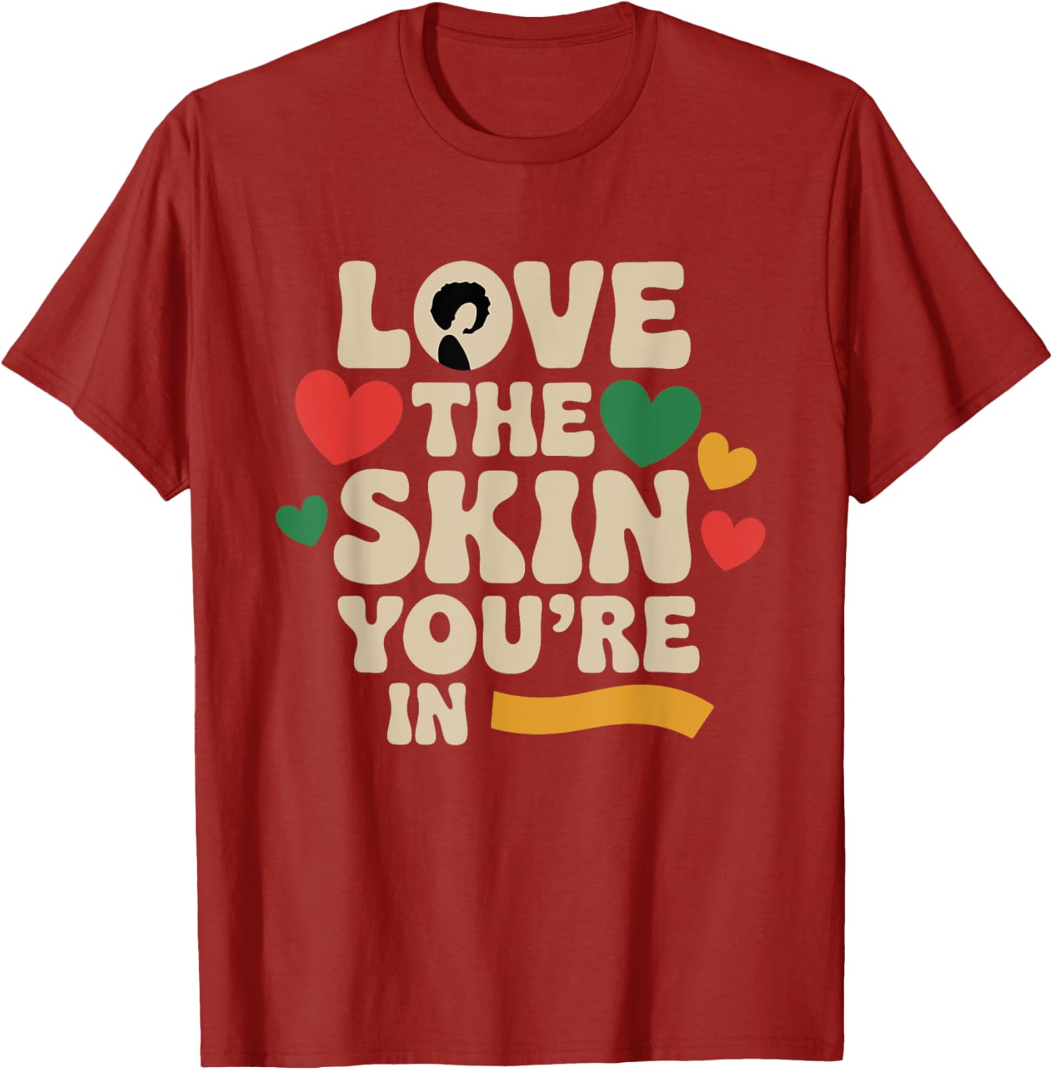 Proud Afro Educated Black Woman T-Shirt Love Your Skin Fashion Tee - 15