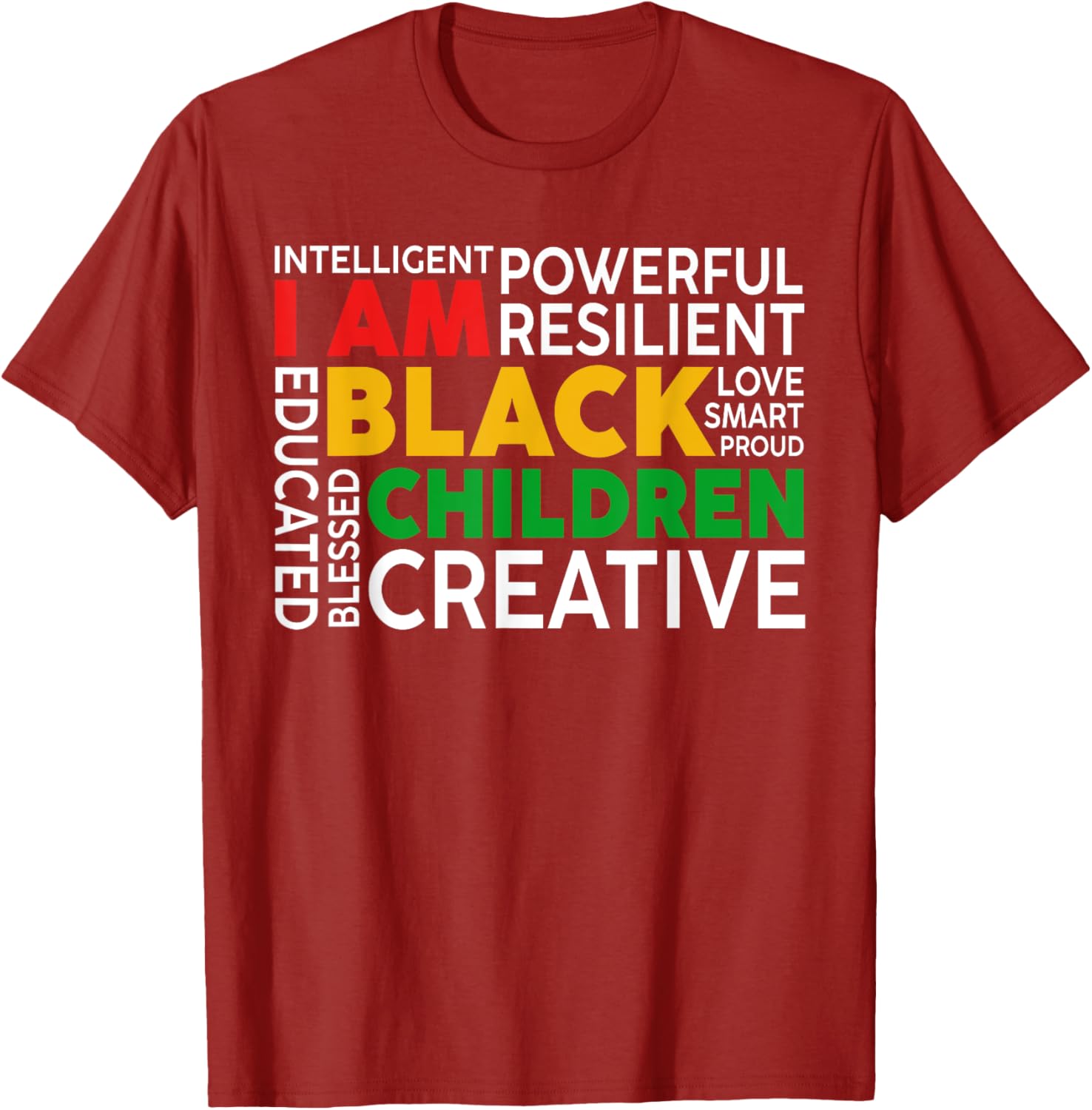 I Am Black Kids T-Shirt for Boys and Girls - Celebrate Black History Month - 4