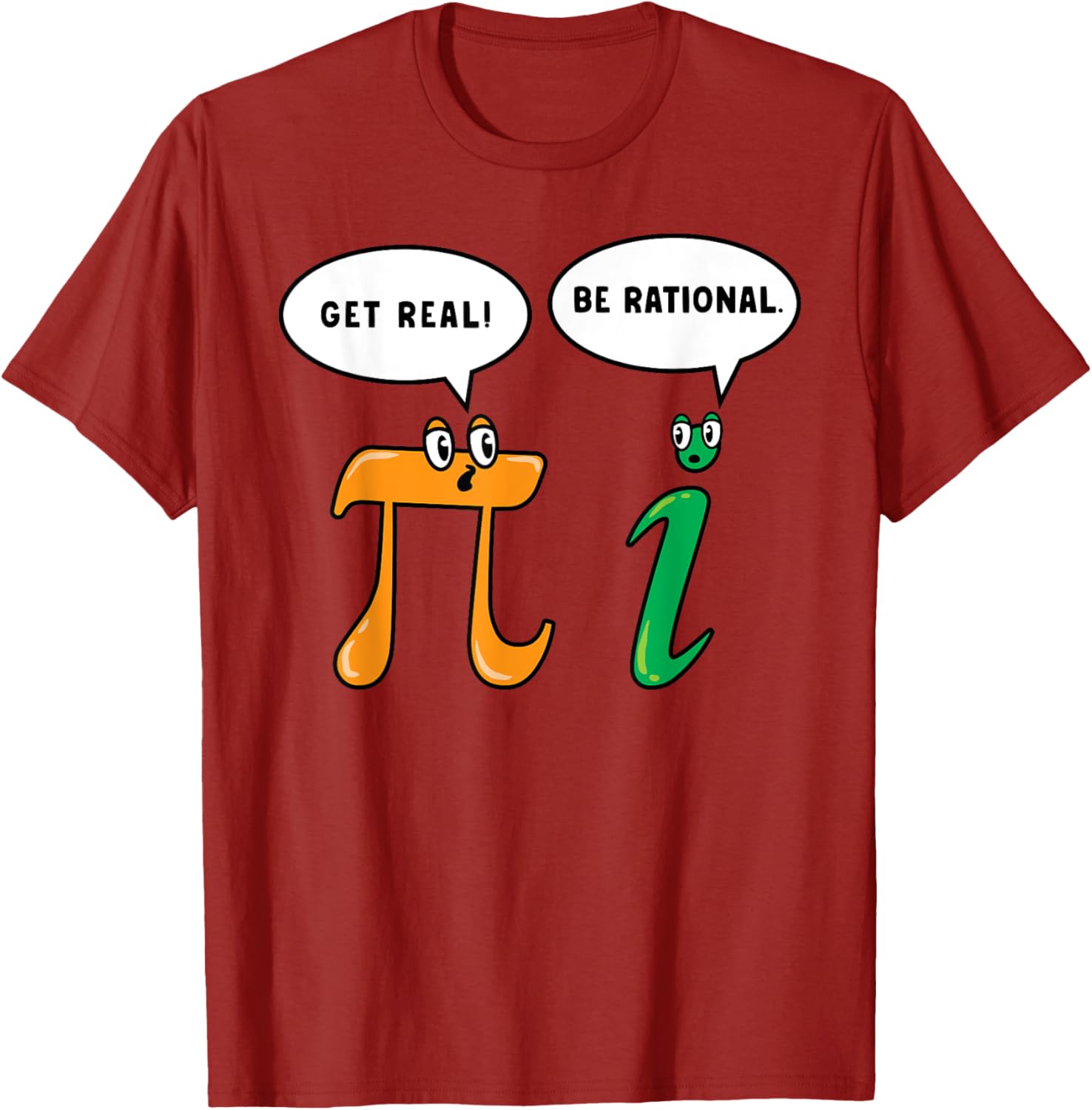 Funny Pi Day T-Shirt for Math Lovers - Get Real Be Rational Teacher Gift - 5