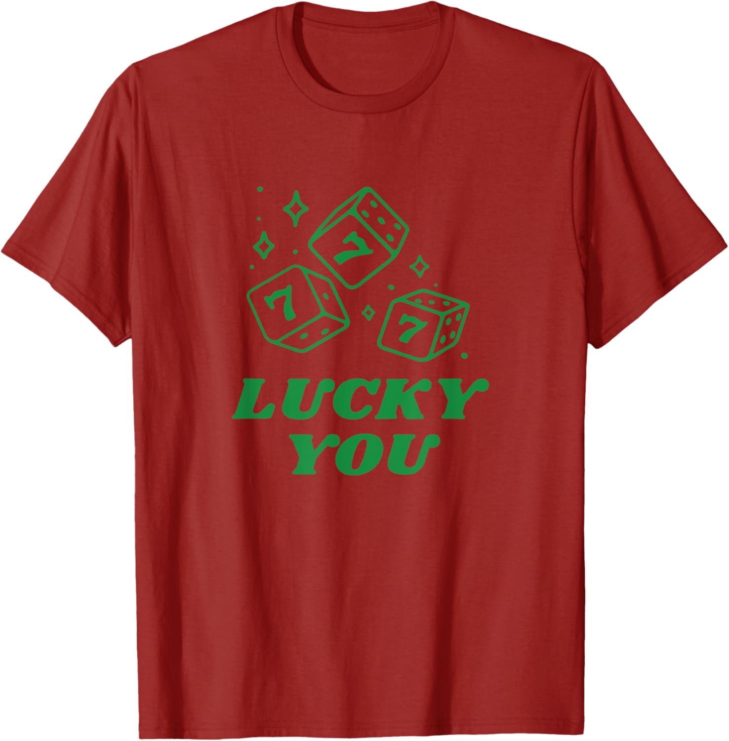 Trendy Y2K Lucky Dice T-Shirt - Funny 90s Style Apparel for Everyone - 24