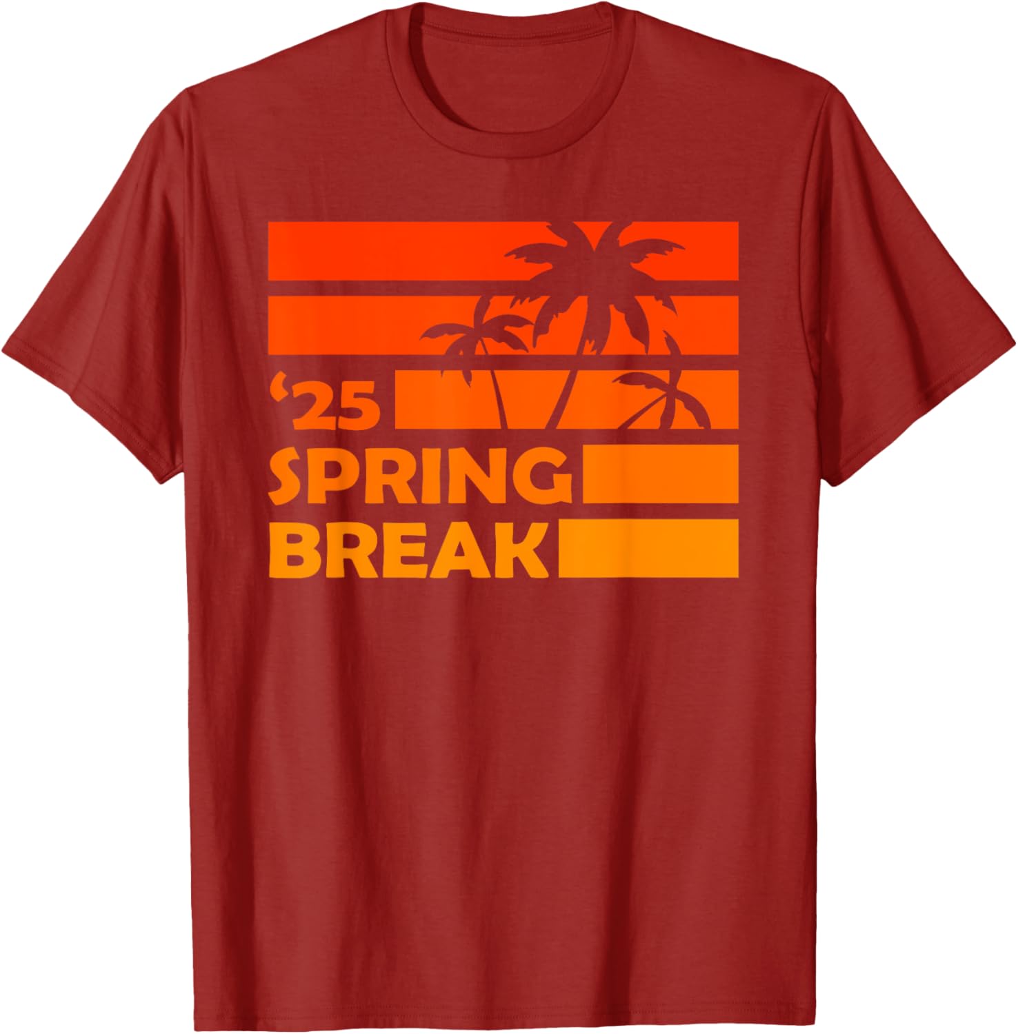 Vintage Spring Break 2025 Family Vacation Beach Graphic T-Shirt - 9