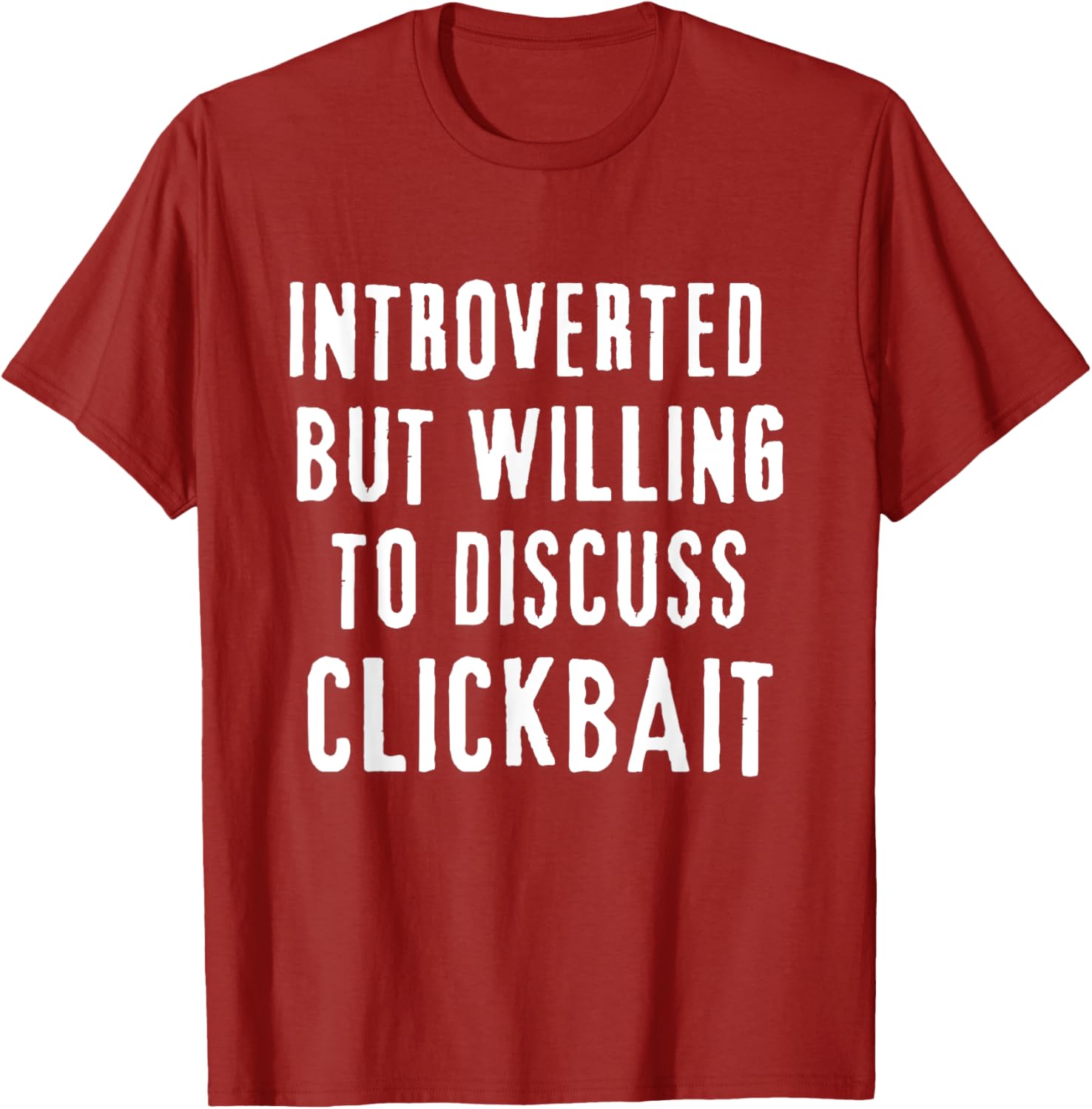 Introverted But Willing to Discuss T-Shirt Fun and Quirky Graphic Tee - 2