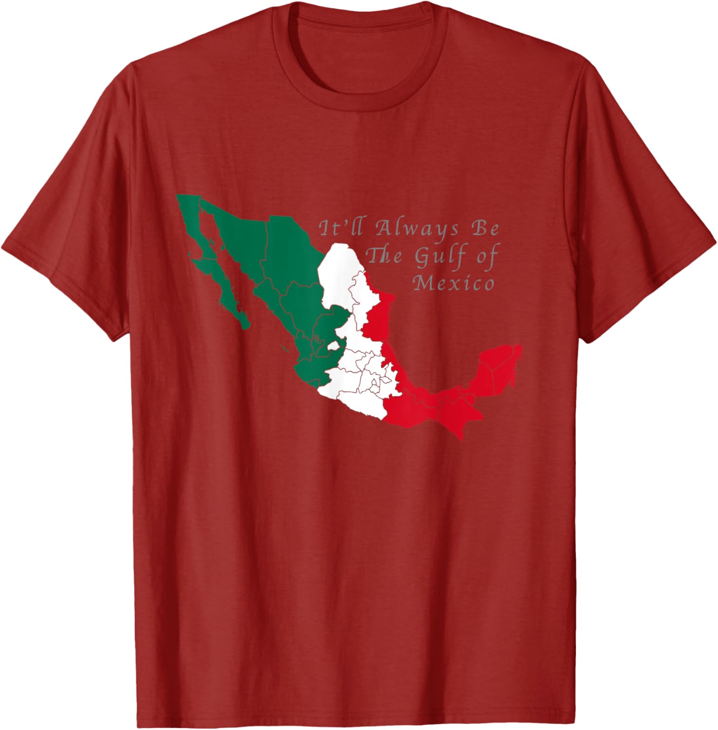 Gulf of Mexico Mexican Flag T-Shirt Perfect for Beach Lovers and Travelers - 6