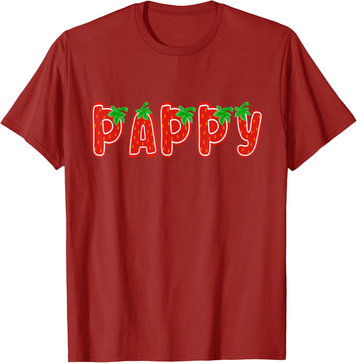 Strawberry Pappy Funny First Birthday Family Matching T-Shirt - 11