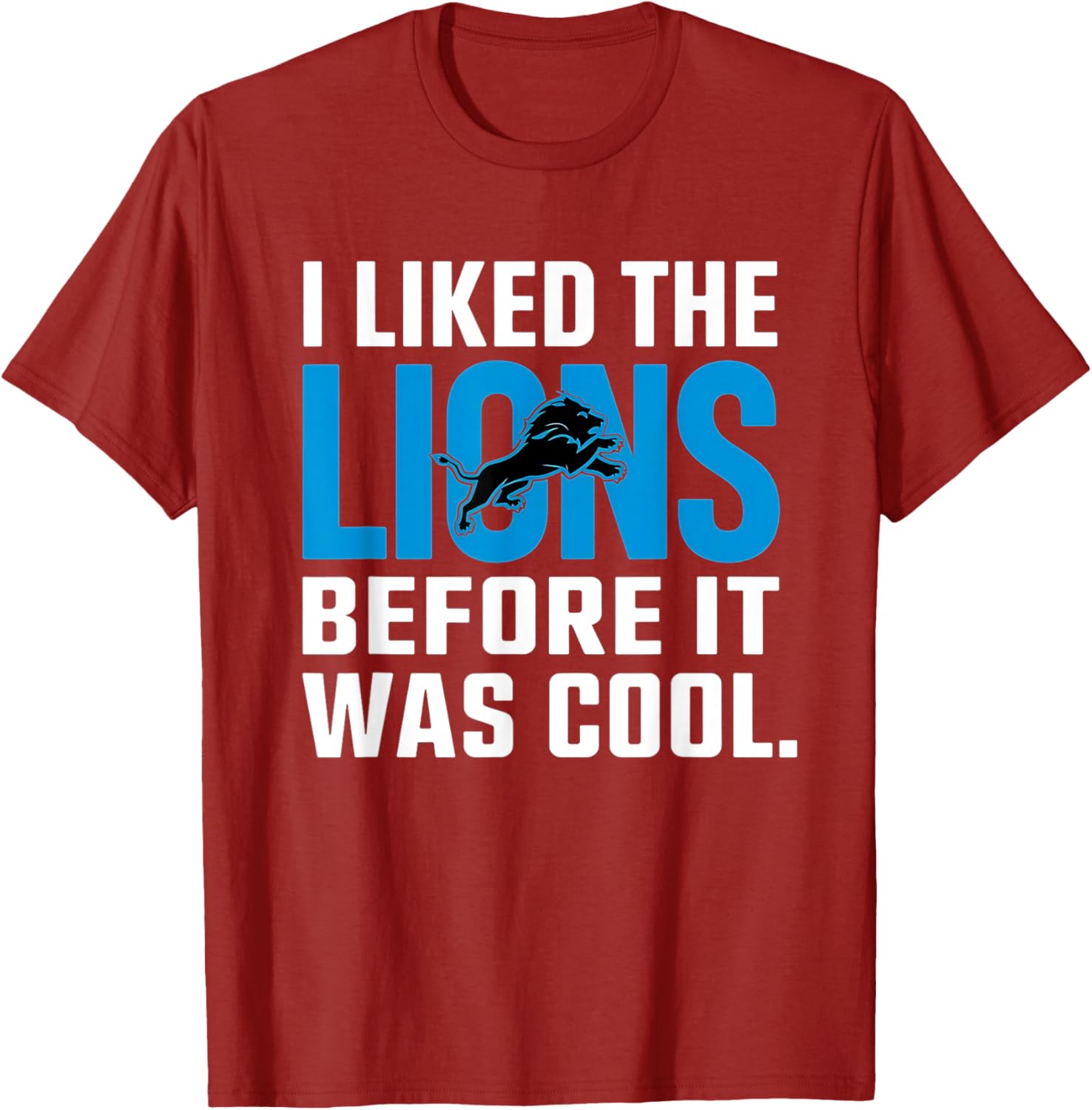 I Liked The Lions Before It Was Cool T-Shirt for Fans and Trendsetters - 9