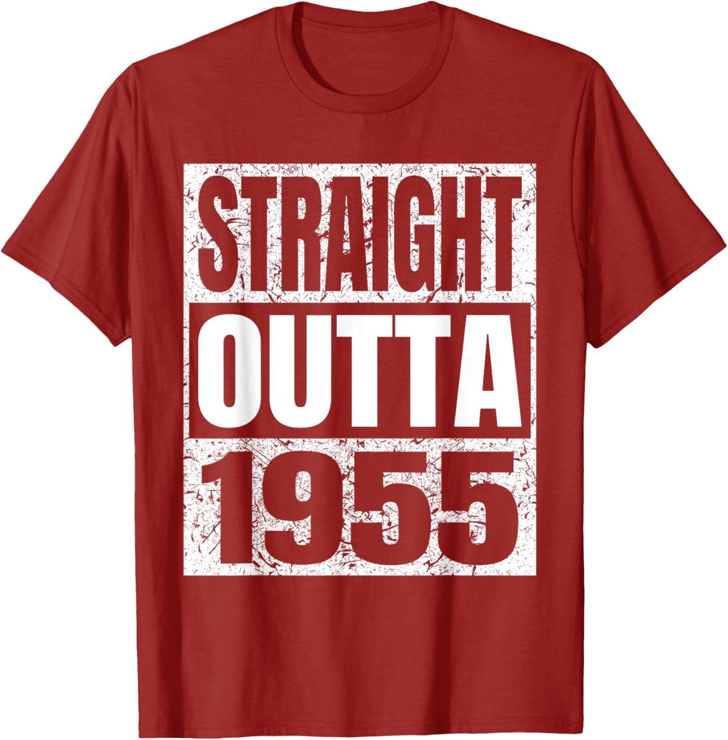 Vintage 1955 Birthday T-Shirt Straight Outta 1955 Classic Retro Style - 13