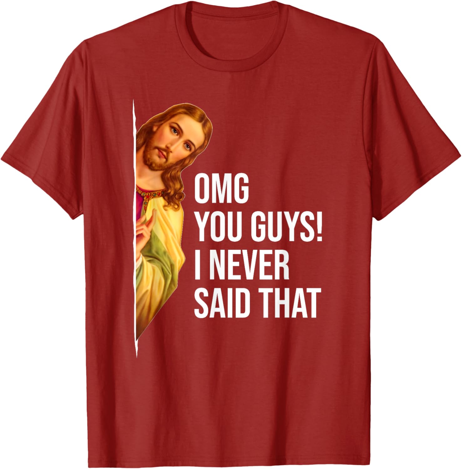 Funny Easter T-Shirt Jesus Sarcasm OMG You Guys Cool Graphic Tee - 2