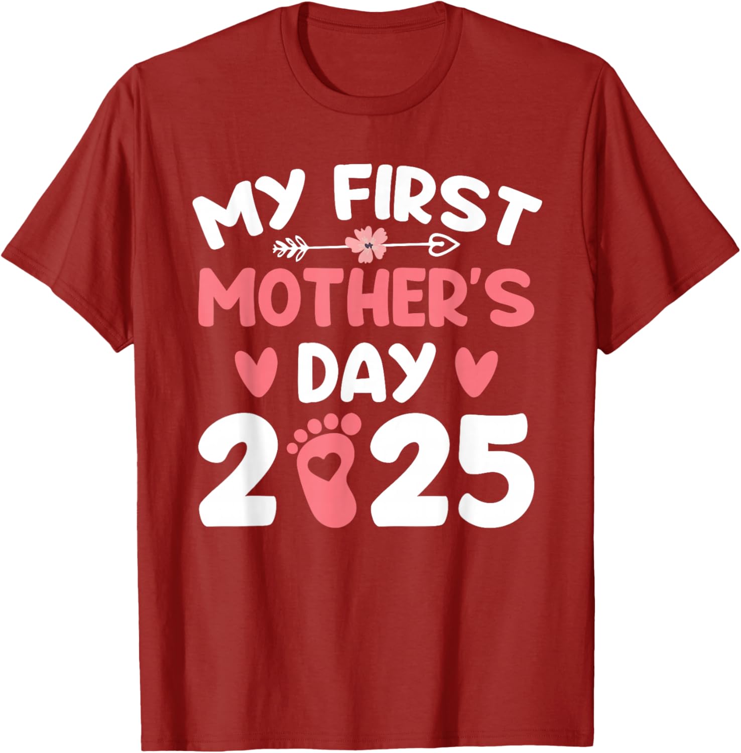 My First Mother's Day 2025 Mom T-Shirt for New Moms - Cute Gift Idea - 2
