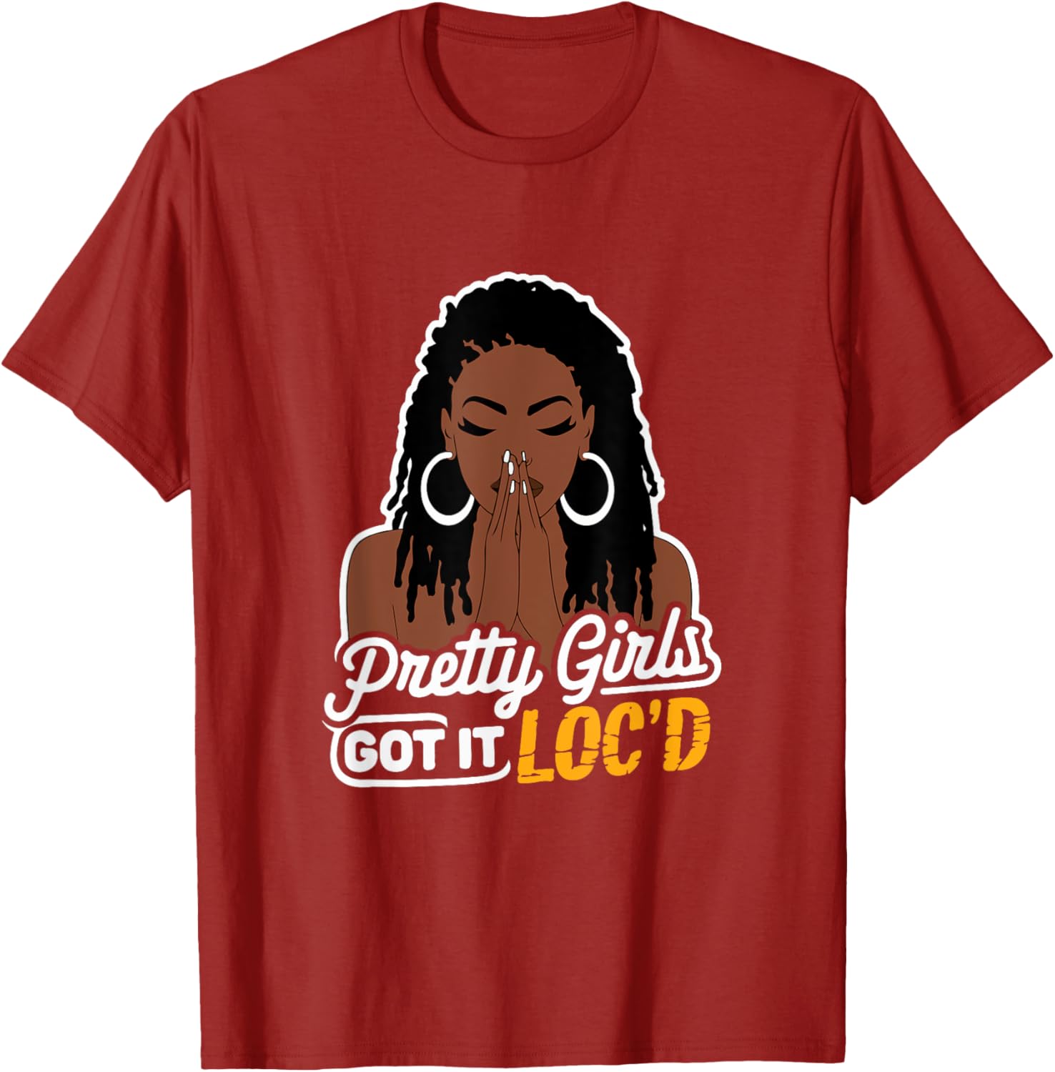 Pretty Girls Got It Loc'd T-Shirt for Melanin Women with Dreadlocks - 12
