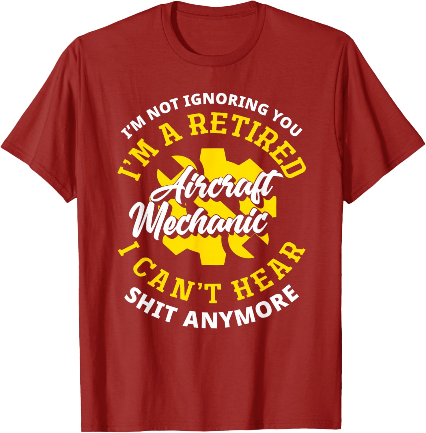 Retired Aircraft Mechanic T-Shirt – Funny Gift for Plane Lovers - 9