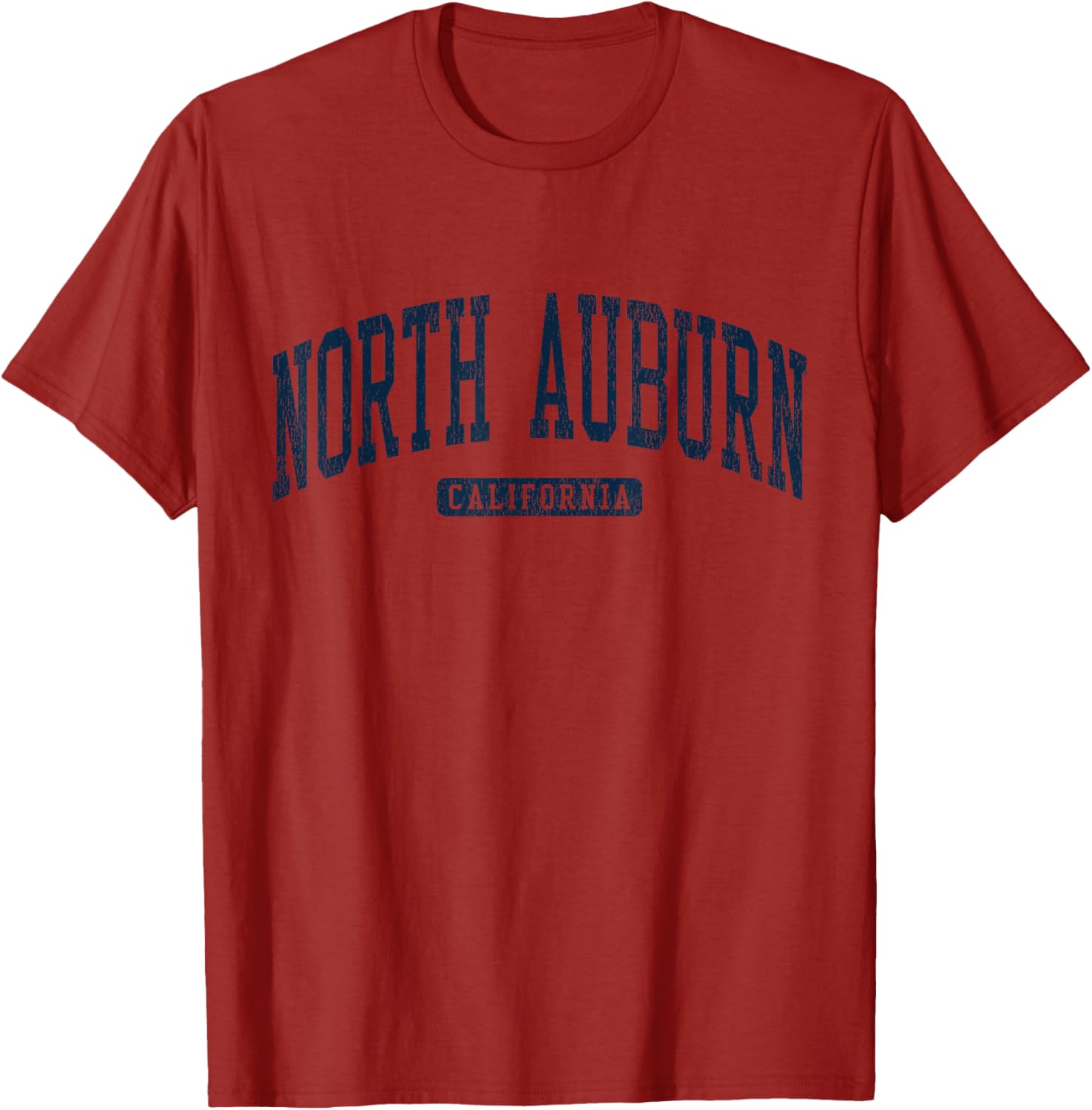 North Auburn California College University Style Blue T-Shirt for Fans - 13