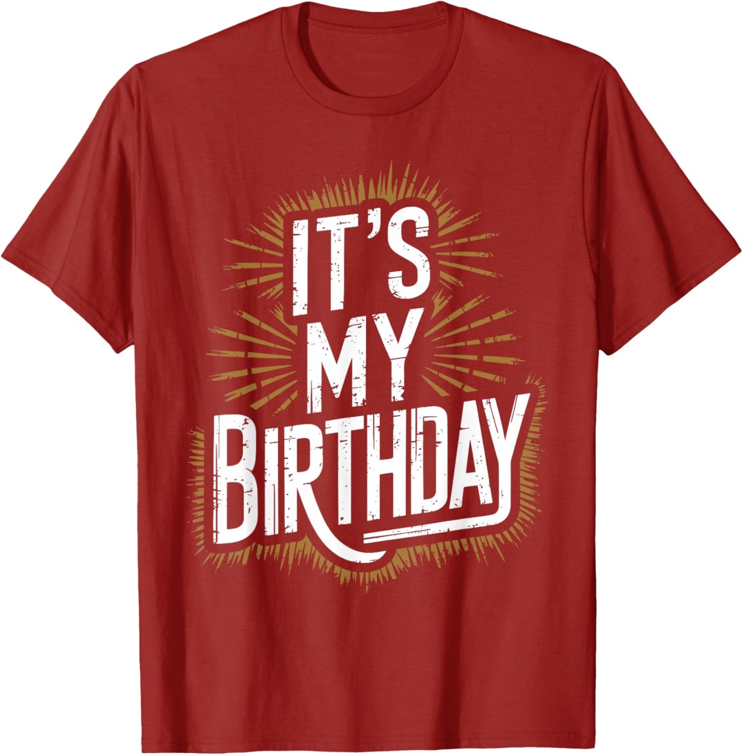 Vintage It's My Birthday Distressed T-Shirt for Men, Women, and Kids - 13